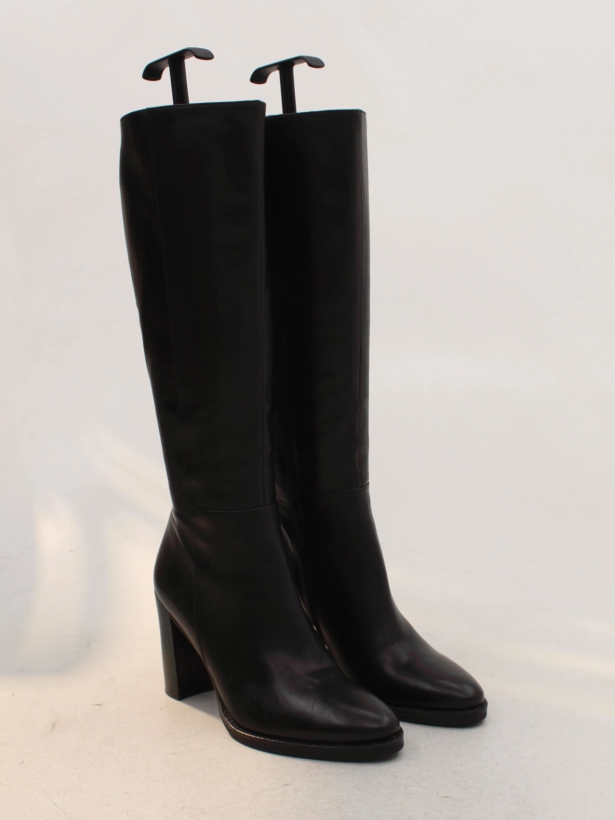 Mint Velvet Women's Boots UK 5 Black 100% Leather Riding Boot - Image 4
