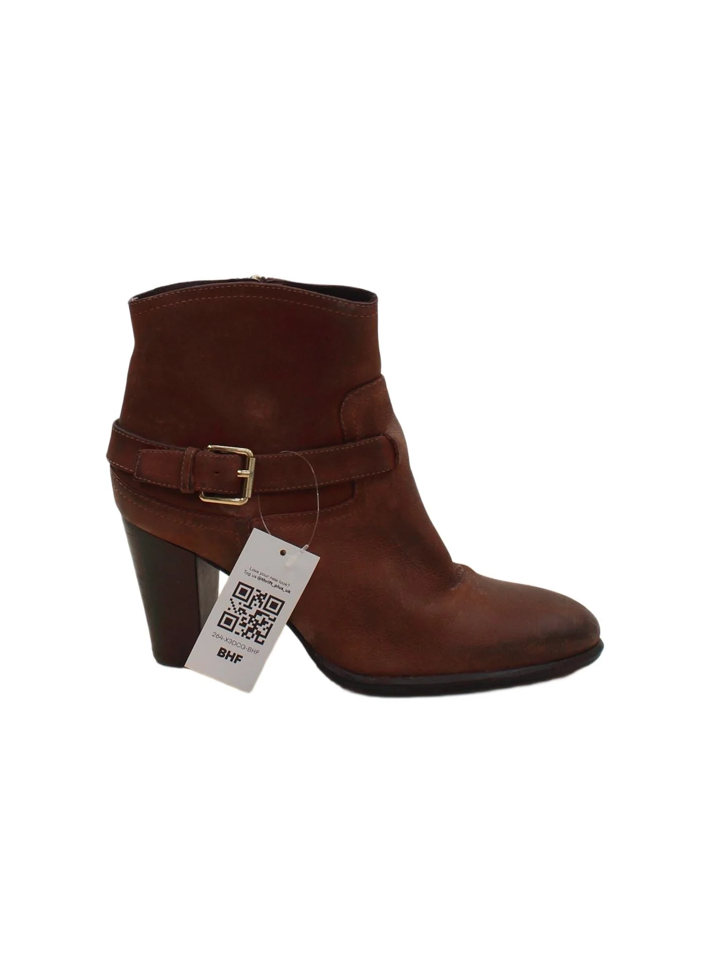 Mint Velvet Women's Boots UK 5 Brown 100% Leather Combat