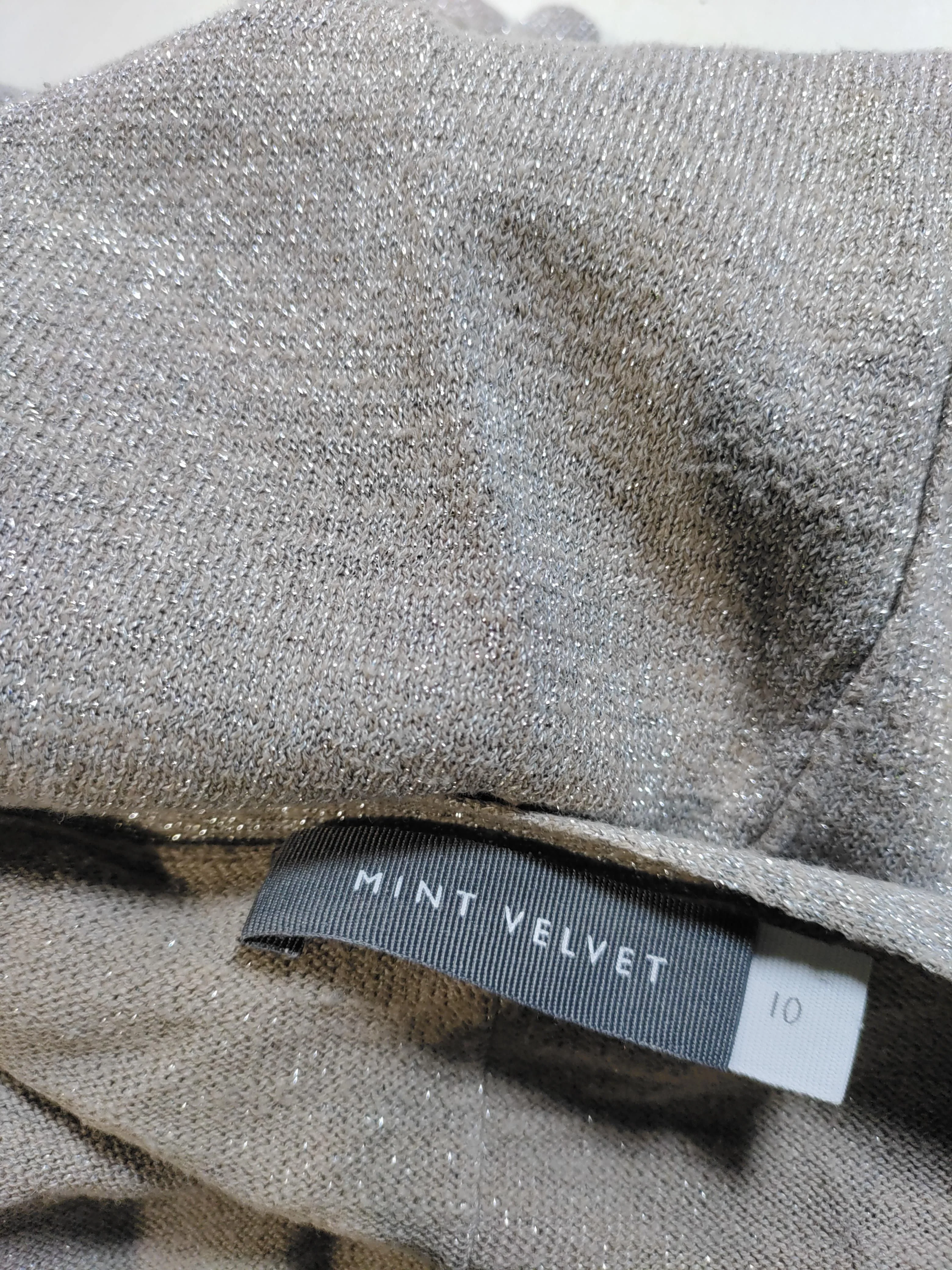 Mint Velvet Women's Cardigan UK 10 Tan 100% Other V-Neck Cardigan - Image 5