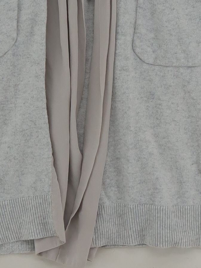 Mint Velvet Women's Cardigan UK 8 Grey Cotton - Image 4