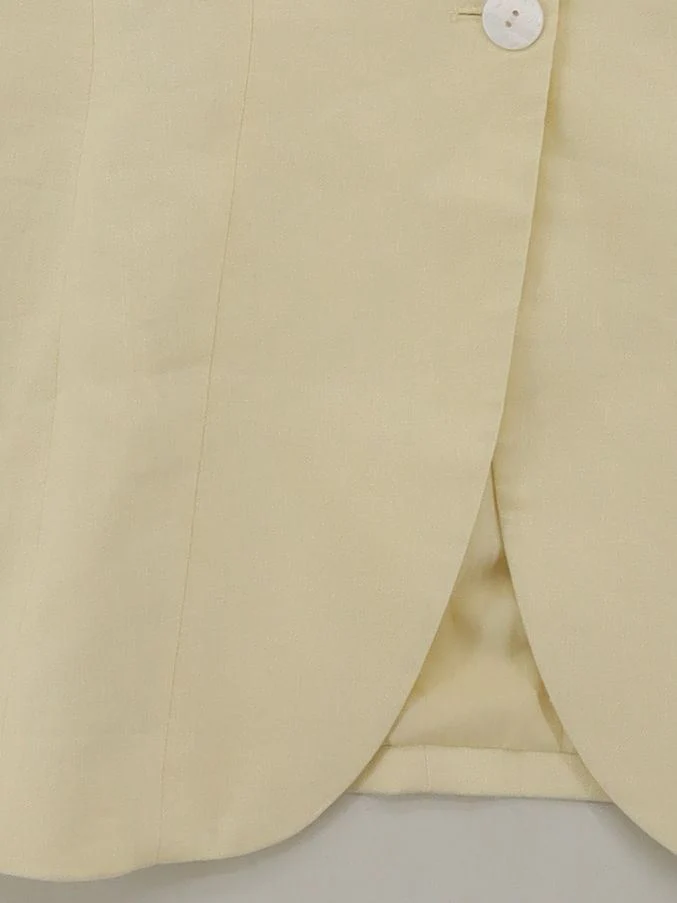 Mint Velvet Women's Coat UK 10 Cream Linen - Image 4