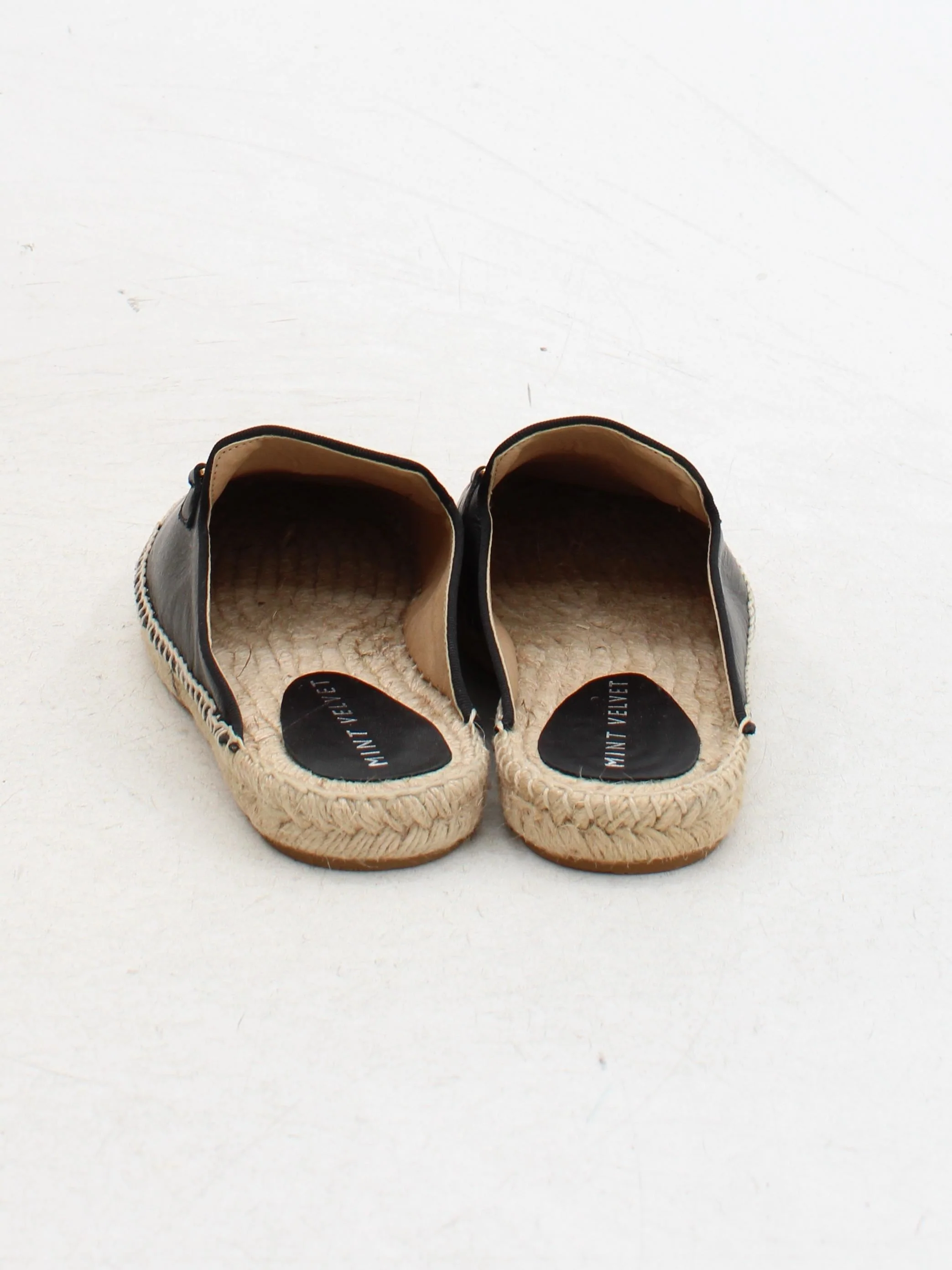 Mint Velvet Women's Flat Shoes UK 5 Black 100% Leather Loafer - Image 3