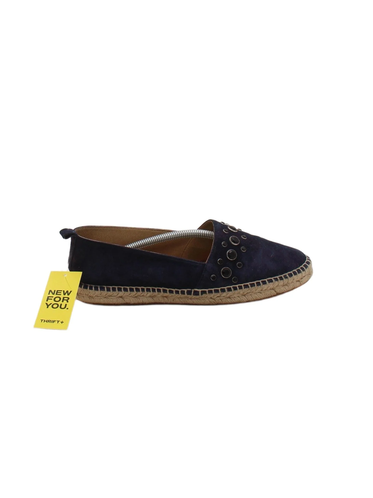 Mint Velvet Women's Flat Shoes UK 6 Blue Suede with Other Loafer