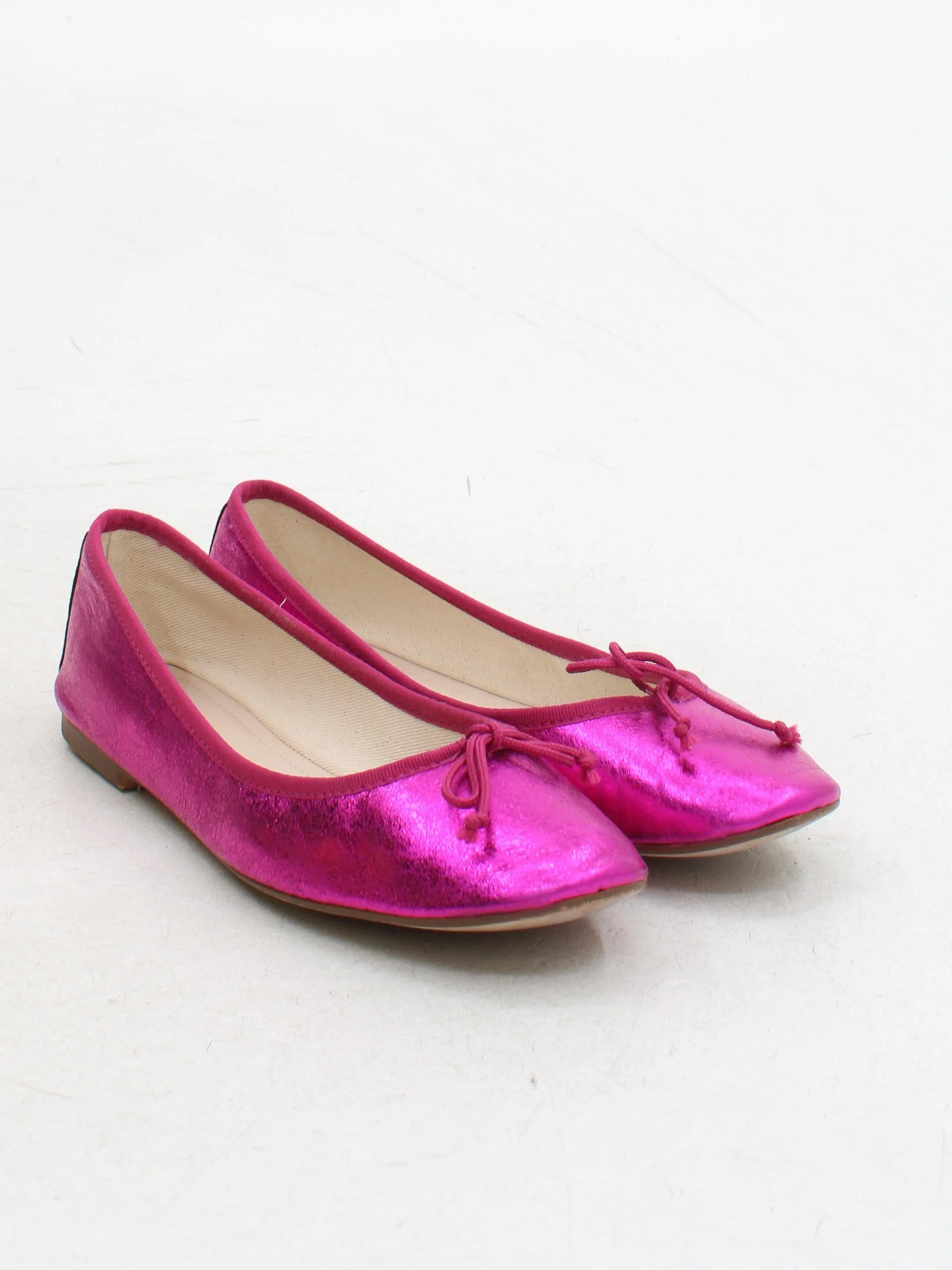 Mint Velvet Women's Flat Shoes UK 6 Pink 100% Faux Leather Ballet - Image 4