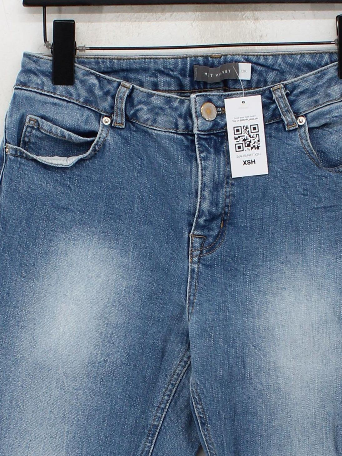 Mint Velvet Women's Jeans UK 12 Blue 100% Cotton Straight - Image 3