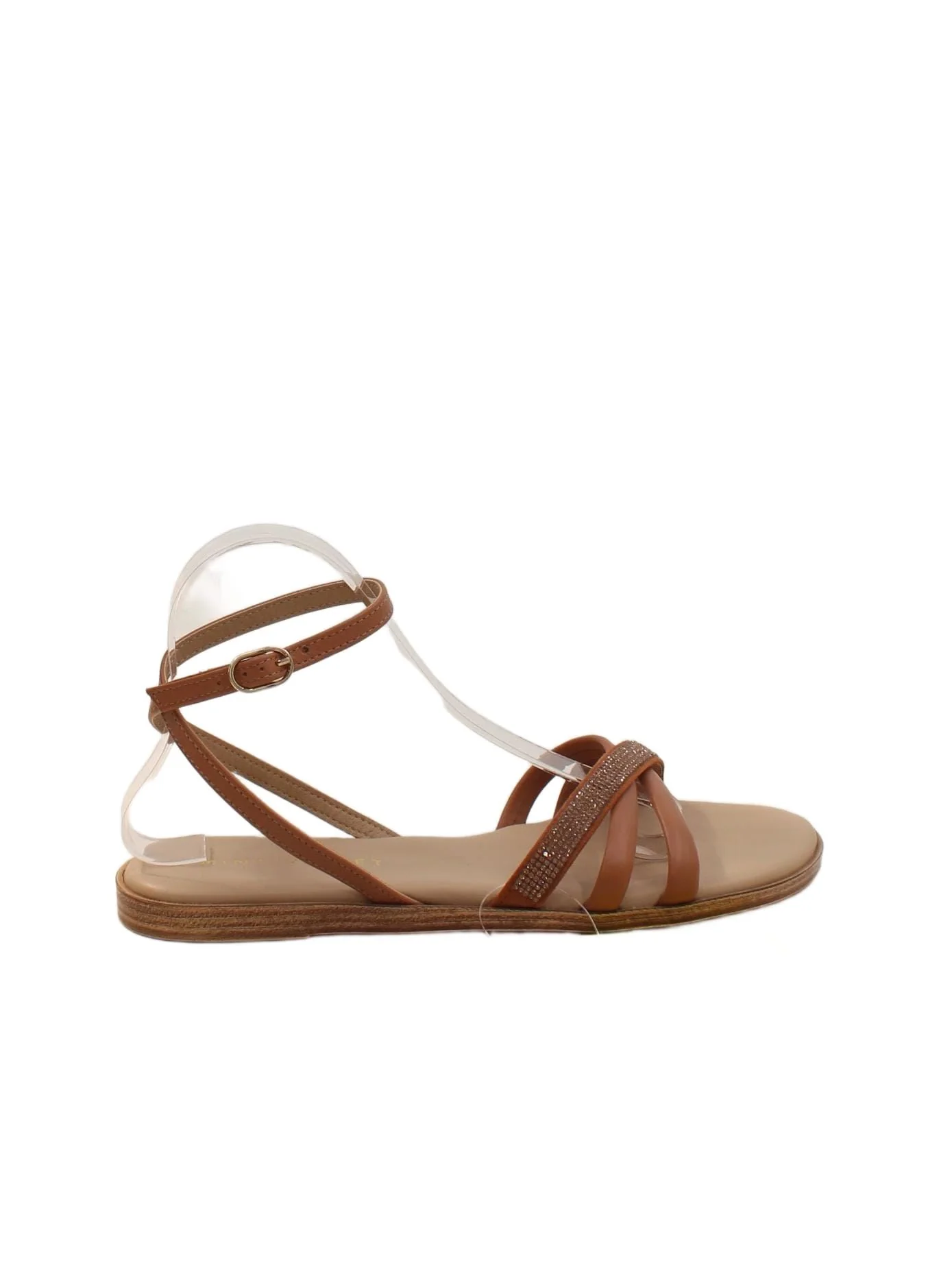 Mint Velvet Women's Sandals UK 6 Brown 100% Leather Strappy