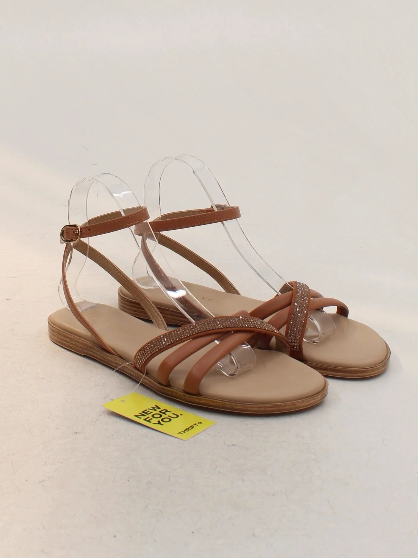 Mint Velvet Women's Sandals UK 6 Brown 100% Leather Strappy - Image 4