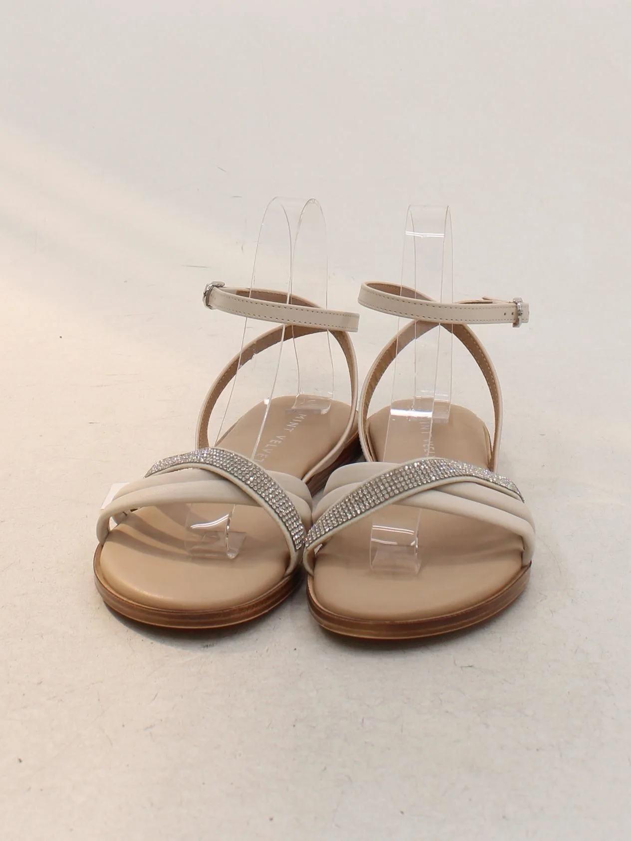 Mint Velvet Women's Sandals UK 6 Cream 100% Faux Leather Strappy - Image 2