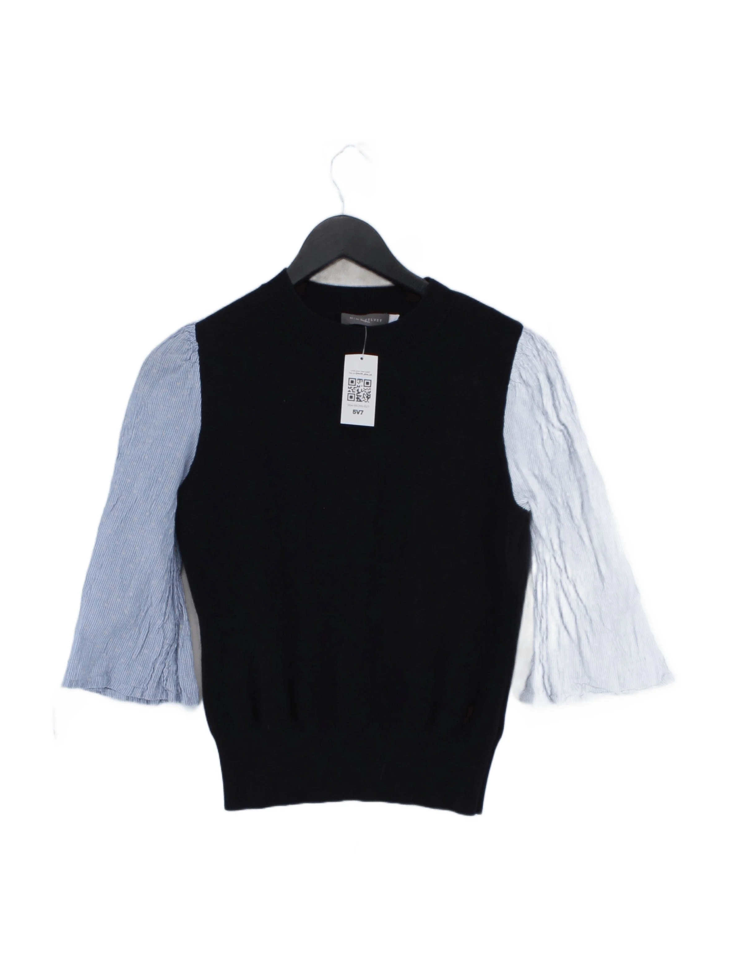 Mint Velvet Women's Top S Multi Rayon with Cotton, Polyamide, Elastane Basic