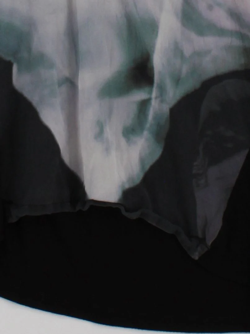 Mint Velvet Women's Top UK 16 Black 100% Other Short Sleeve V-Neck Basic - Image 4