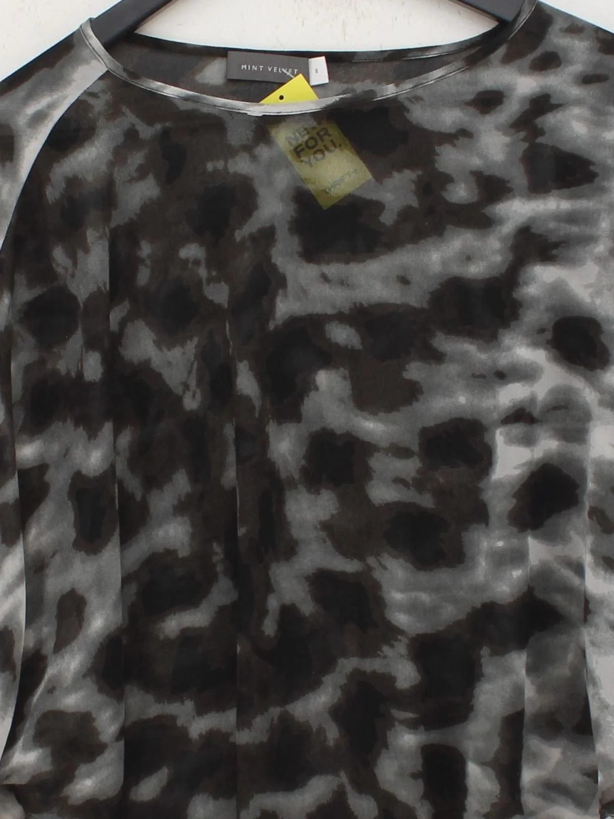 Mint Velvet Women's Top UK 8 Multi Polyester with Viscose, Elastane Basic - Image 3