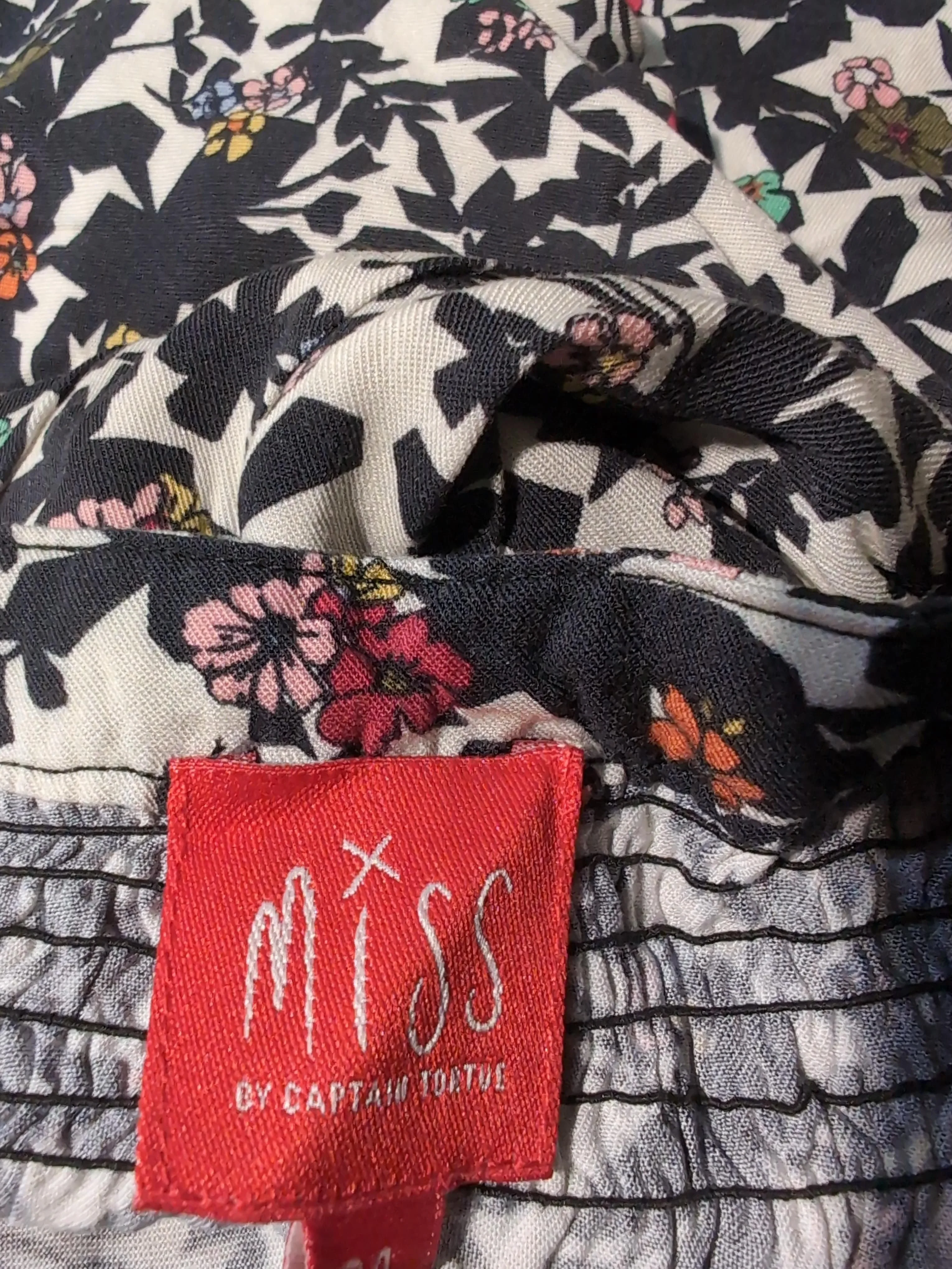 Miss by Captain Tortue Shirt Mini Dress M in Multi - Image 5