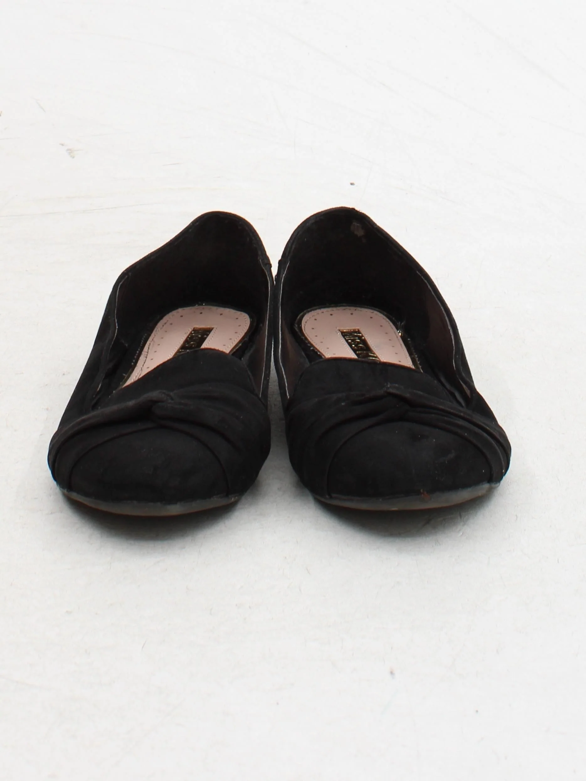 Miss KG Women's Flat Shoes UK 3 Black 100% Suede Loafer - Image 2