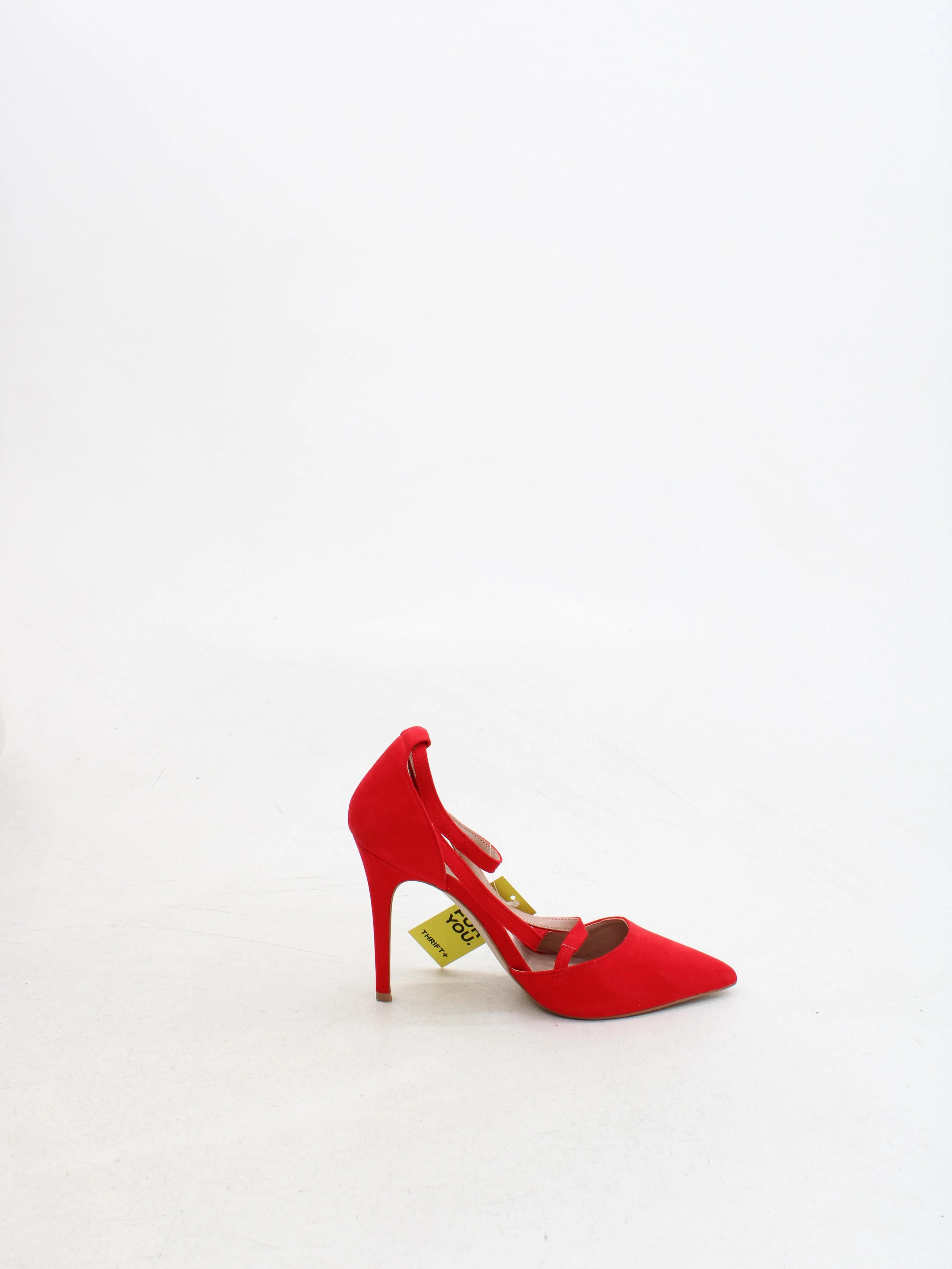 Miss KG Women's Heels UK 5 Red 100% Suede Court - Image 5
