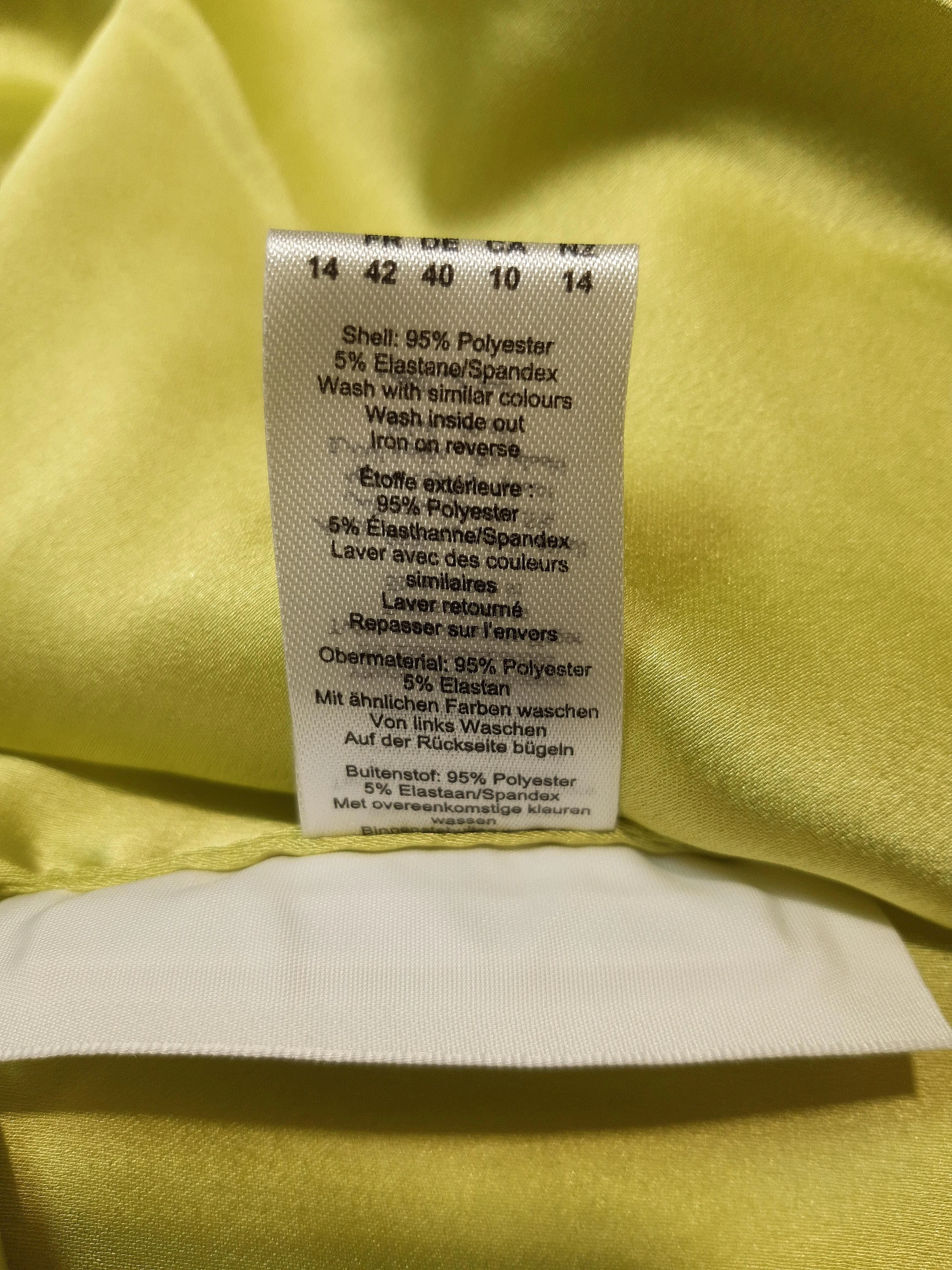 misspap Mini Dress UK14 in Yellow - Image 9