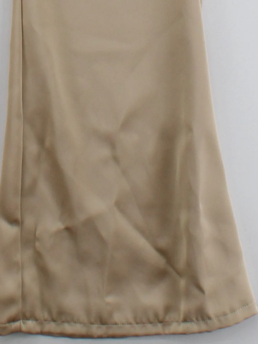 Misspap Women's Trousers UK 10 Cream 100% Polyester Wide-Leg Chino - Image 4