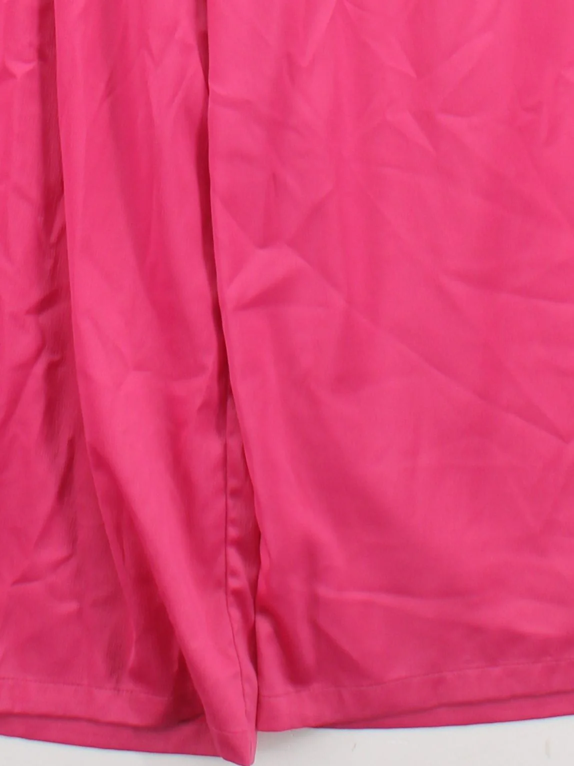 Misspap Women's Trousers UK 10 Pink Polyester with Elastane Wide-Leg Chino - Image 4