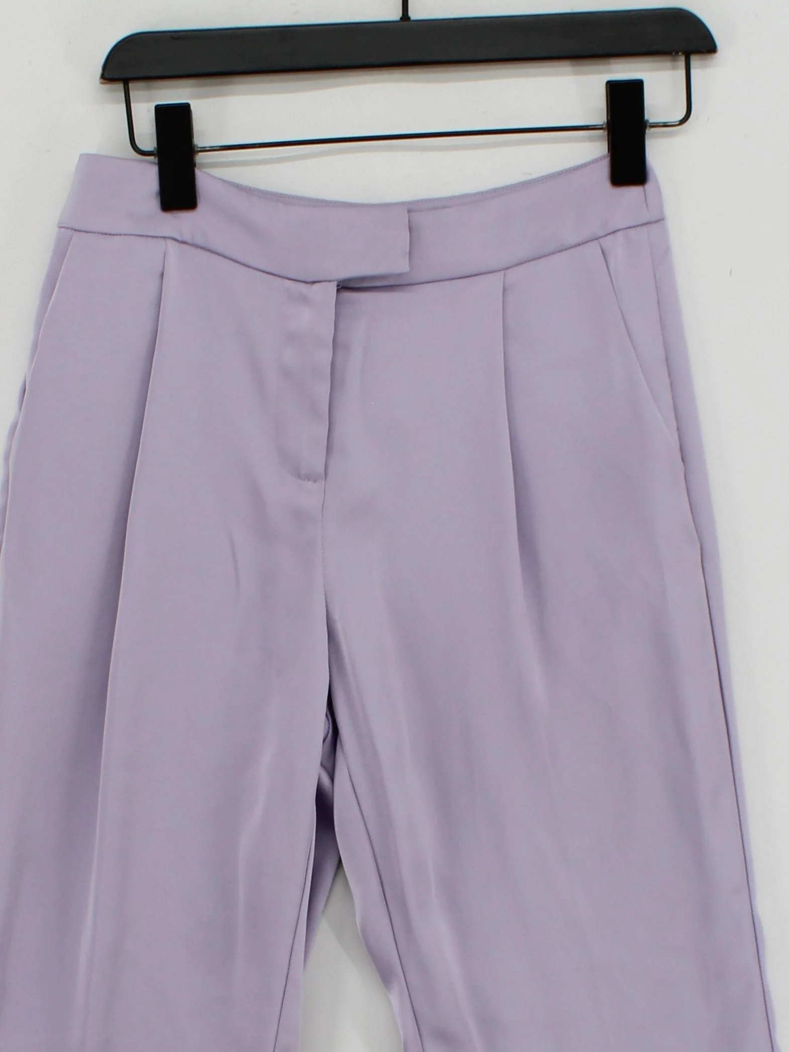 Misspap Women's Trousers UK 8 Purple 100% Polyester Wide-Leg Chino - Image 3