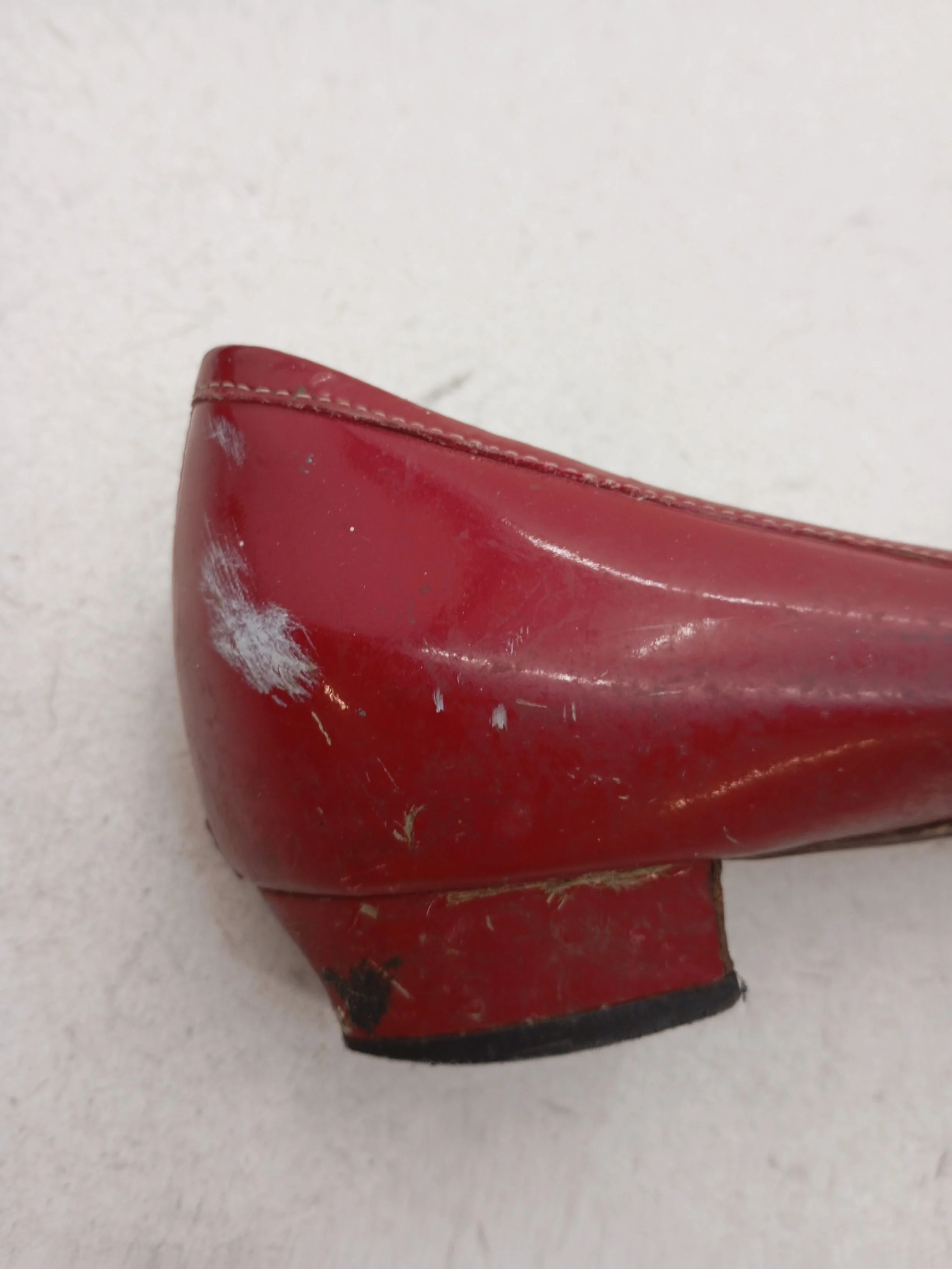 Miu Miu Women's Flat Shoes UK 5.5 Red 100% Leather Ballet - Image 8
