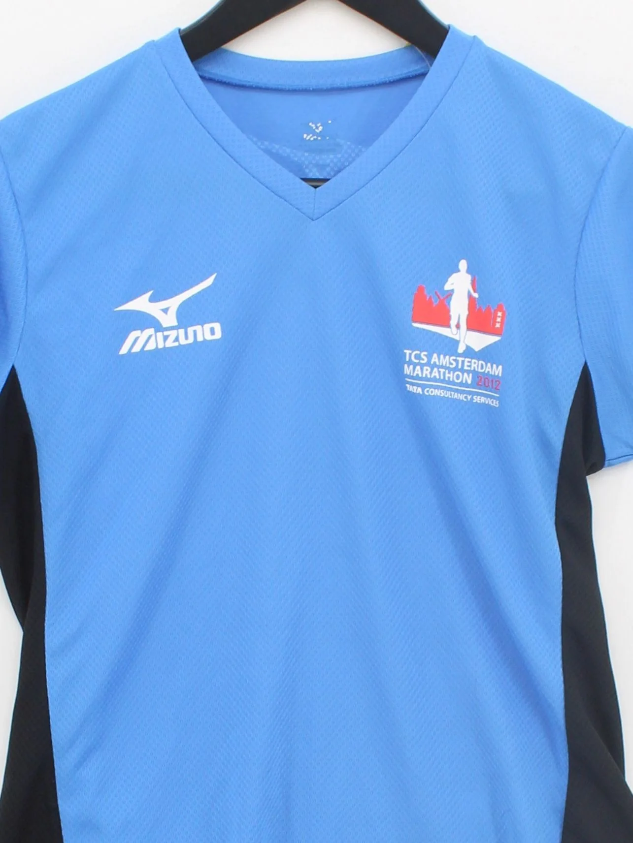 Mizuno Women's T-Shirt S Blue Graphic 100% Polyester Basic - Image 3
