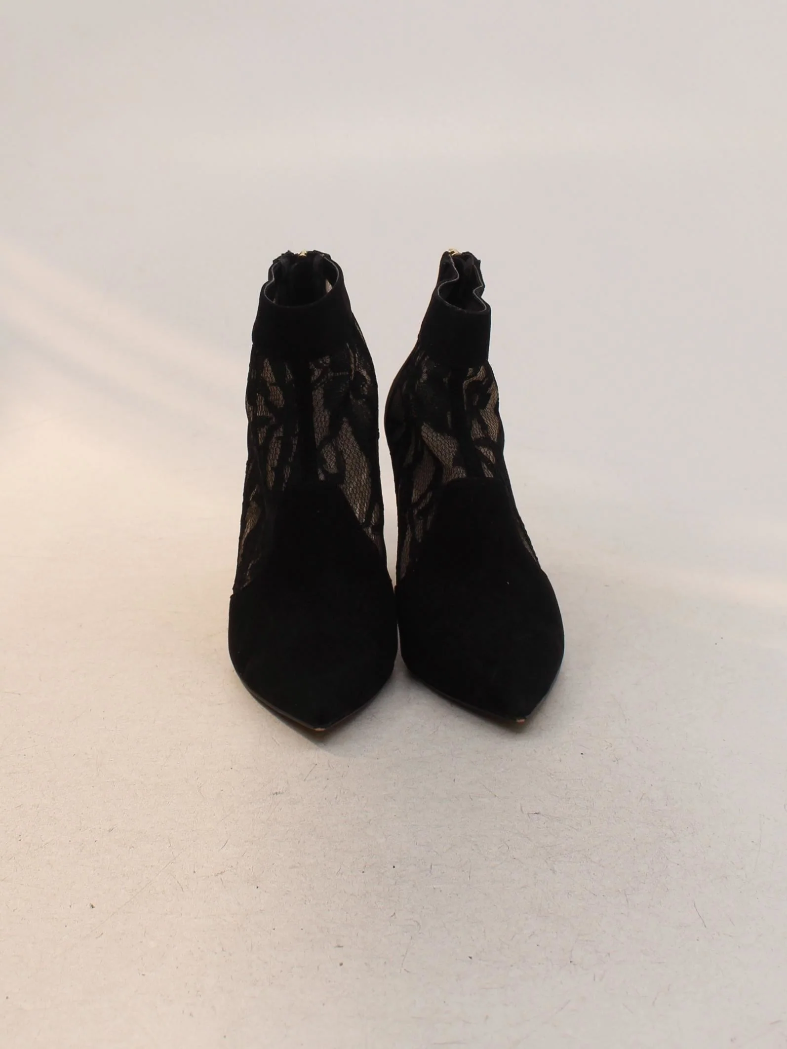 Moda In Pelle Women's Boots UK 4 Black 100% Suede Combat - Image 2