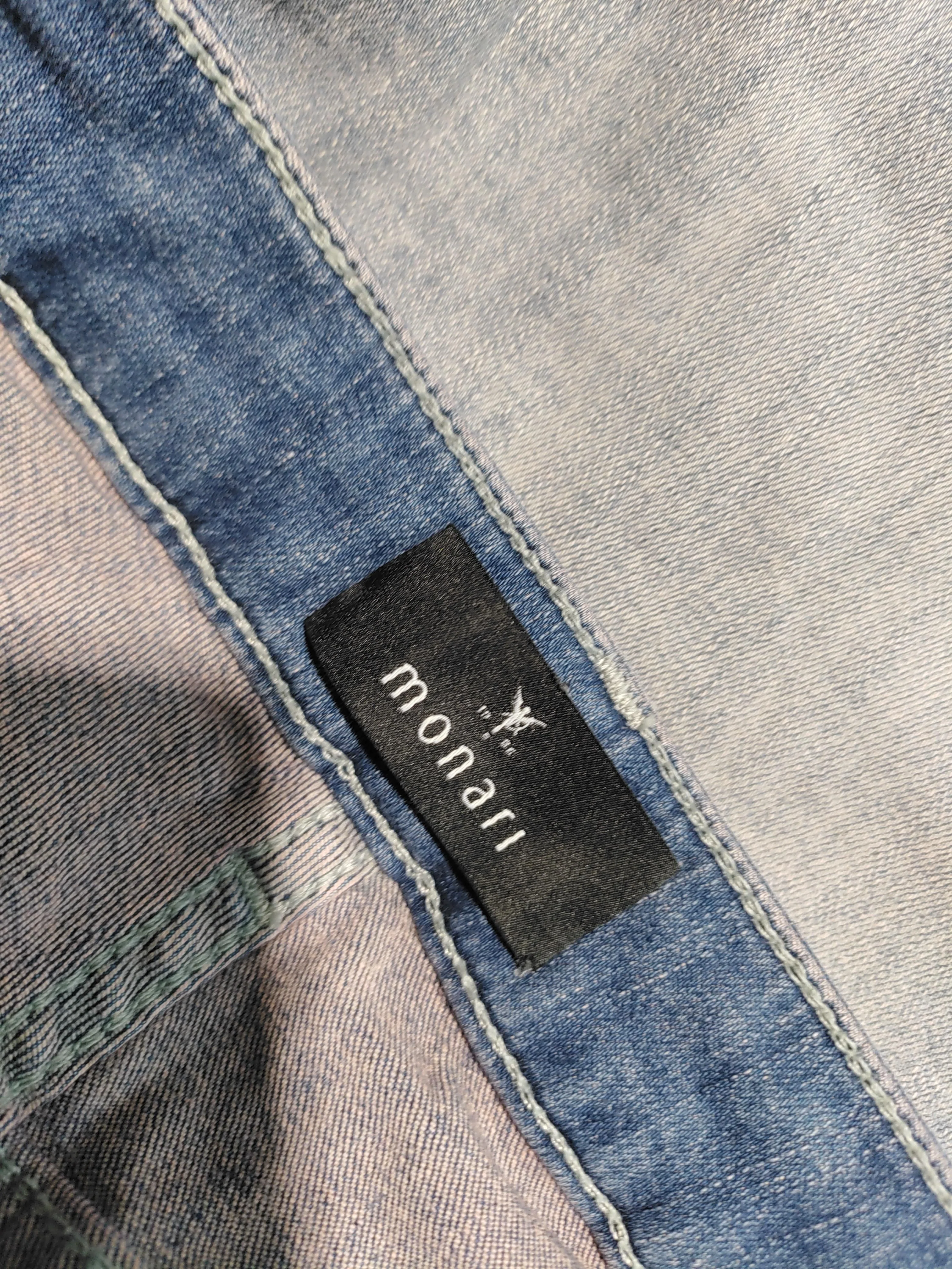 Monari Women's Jeans W 34 in Blue 100% Cotton Boyfriend - Image 5