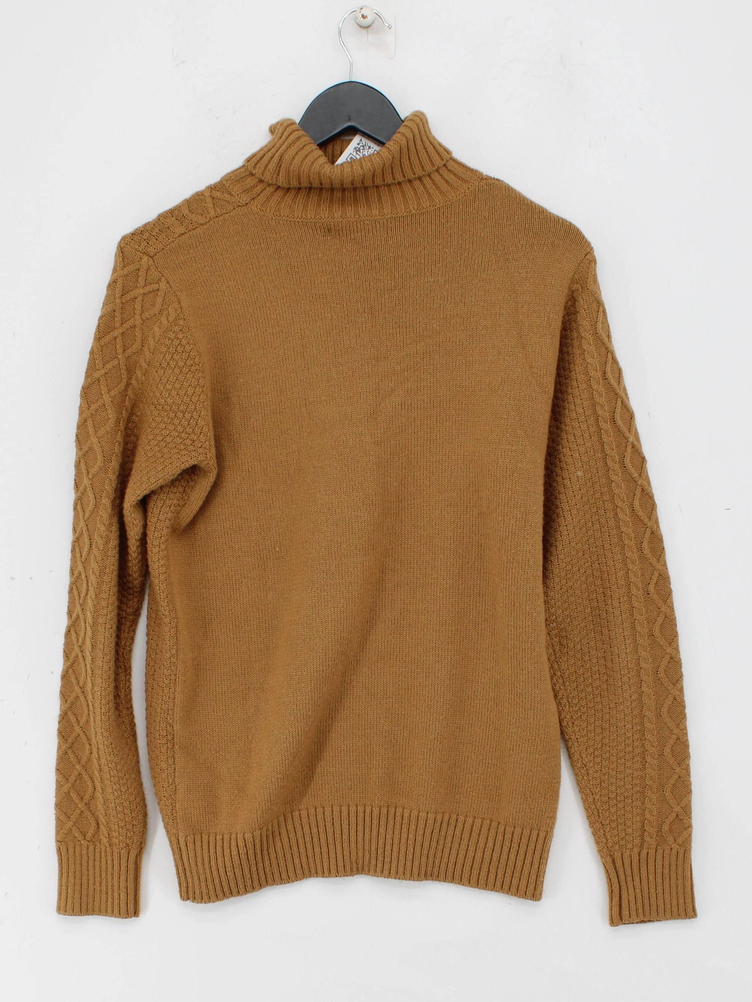 Moncrief Women's Jumper M Brown Wool with Acrylic Roll Neck Pullover - Image 2