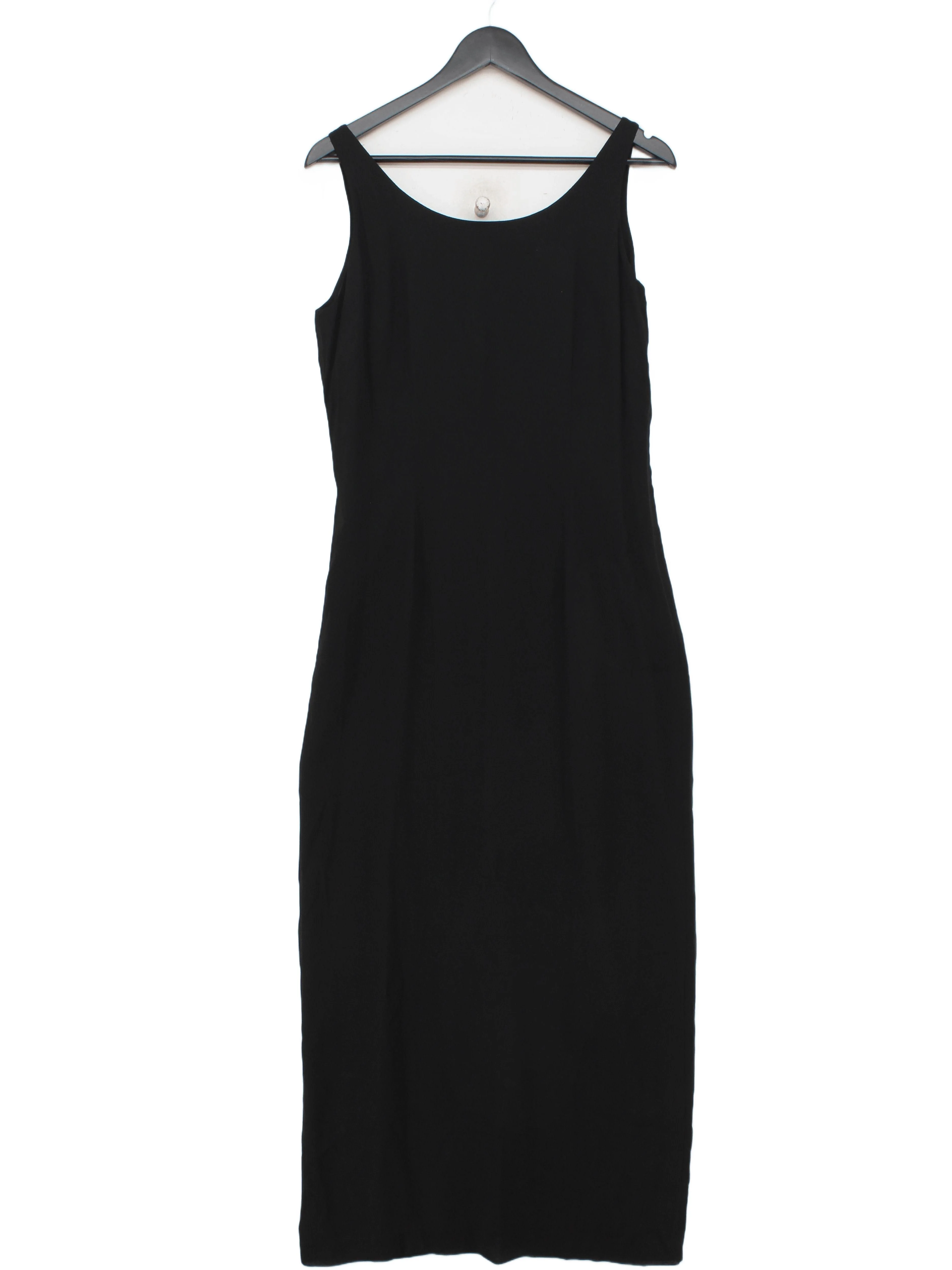 Monsoon A-Line Midi Dress UK12 in Black