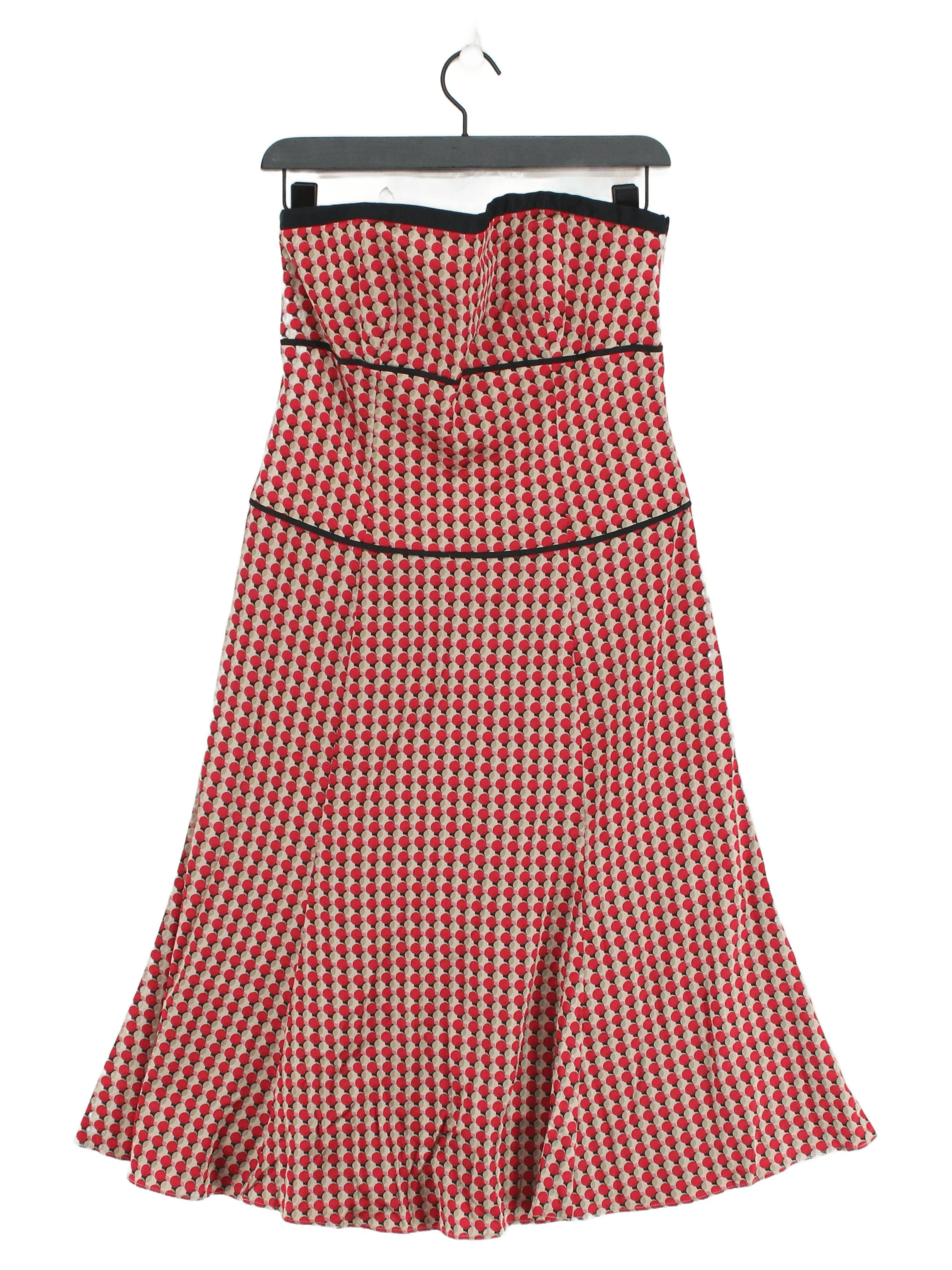 Monsoon A-Line Midi Dress UK12 in Red