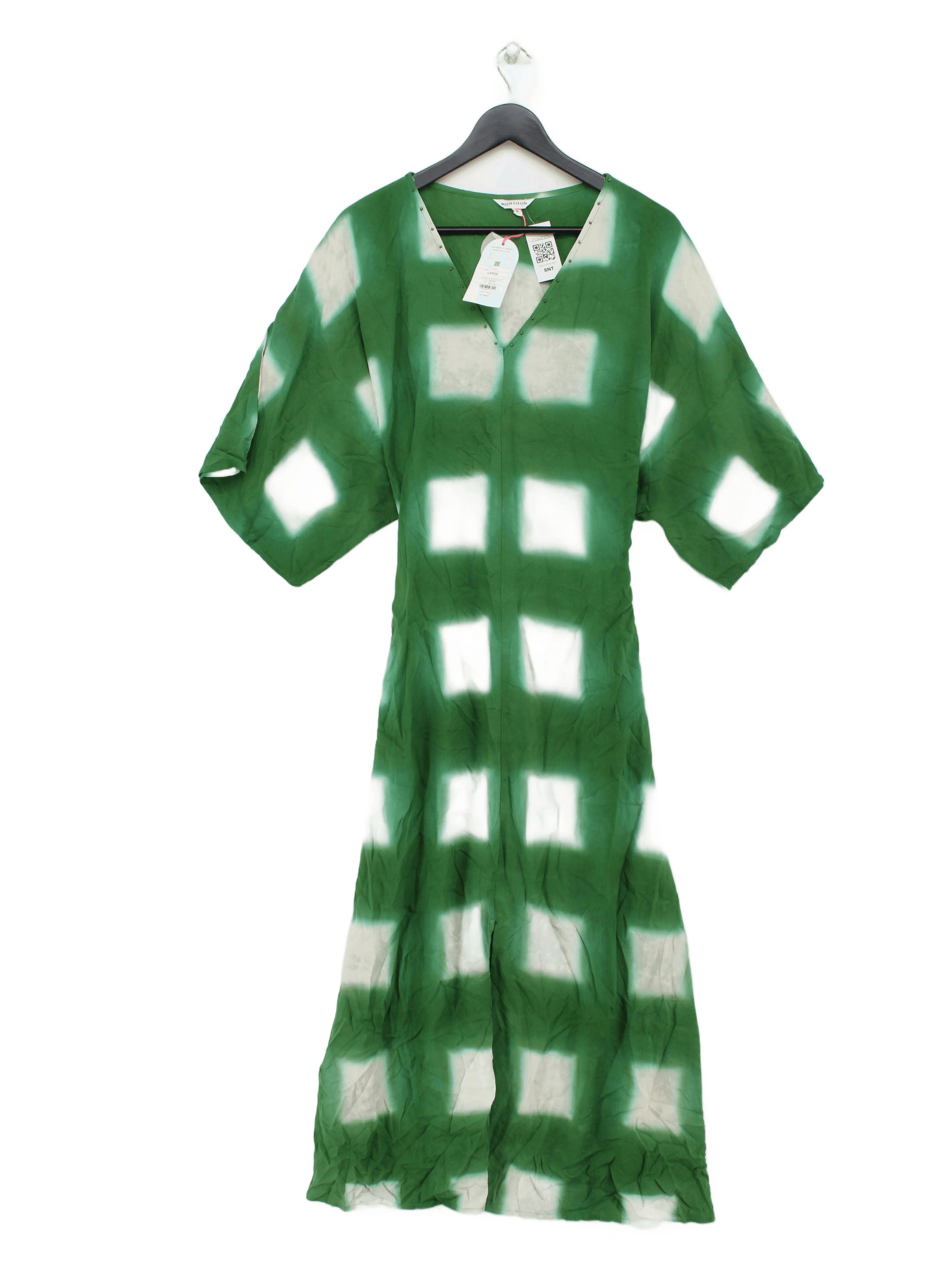 Monsoon Maxi Dress L in Green