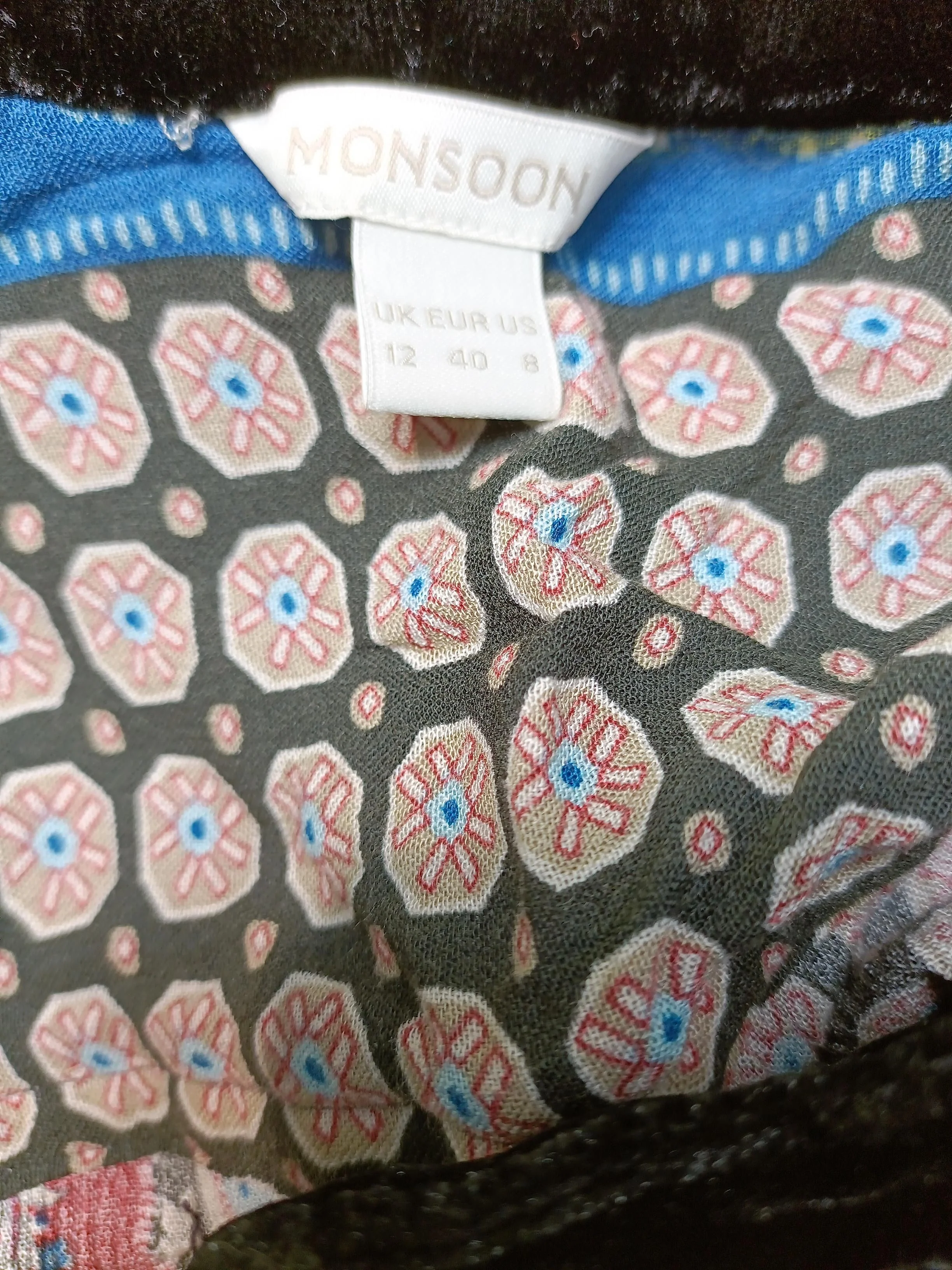 Monsoon Maxi Dress UK12 in Multi - Image 6