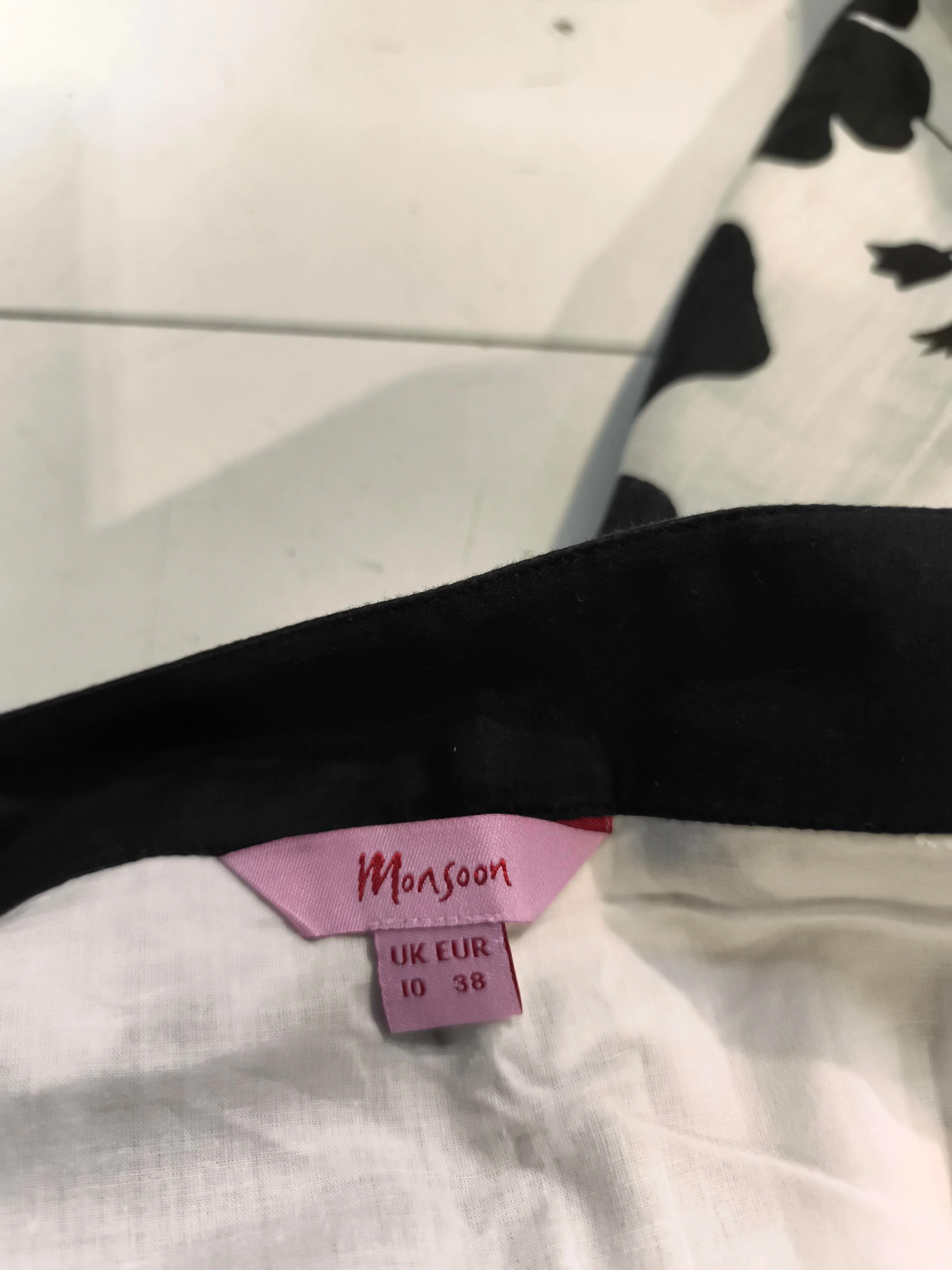 Monsoon Mini Dress UK10 in White - Image 5
