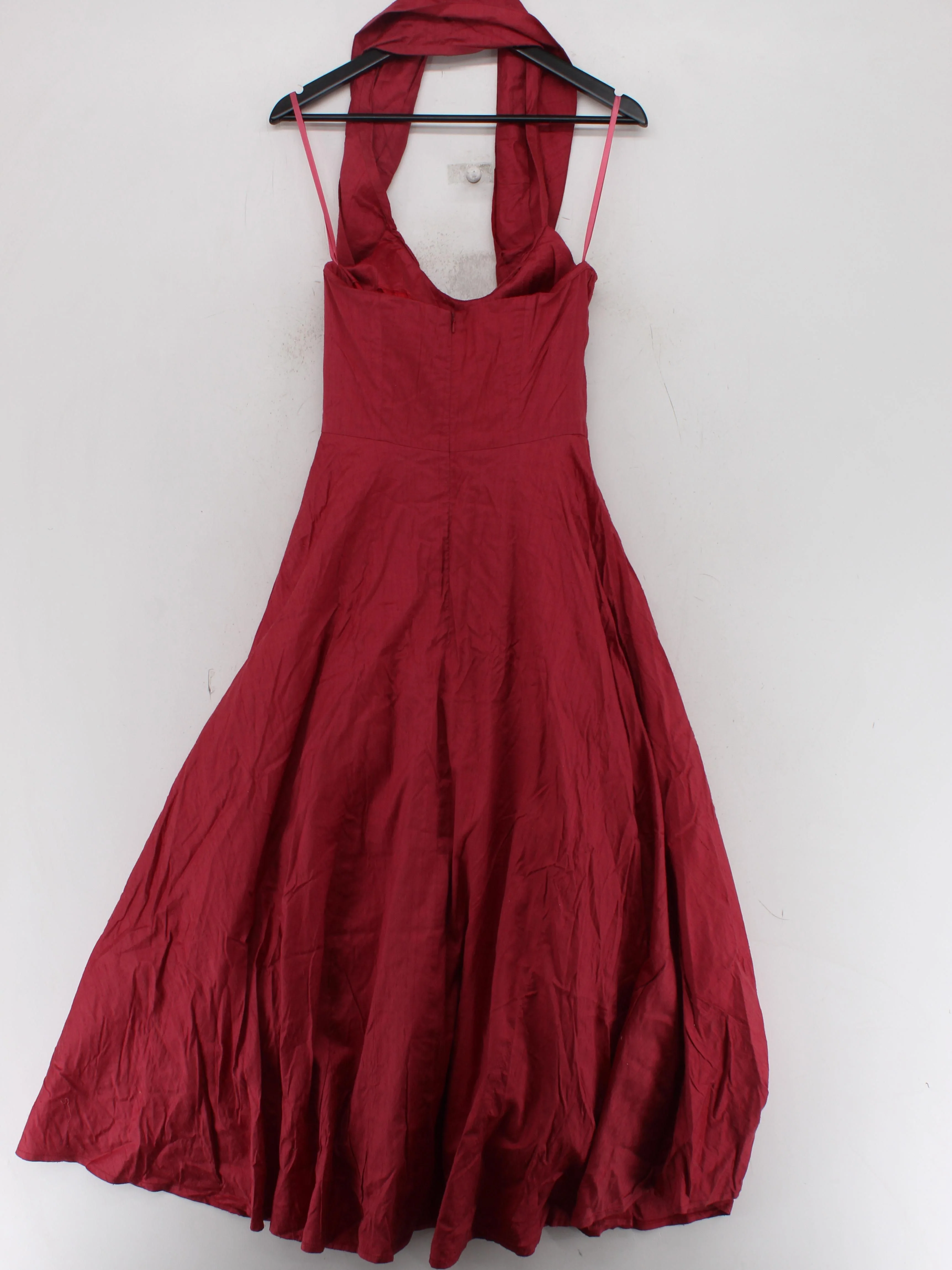 Monsoon Skater Maxi Dress UK10 in Red - Image 2
