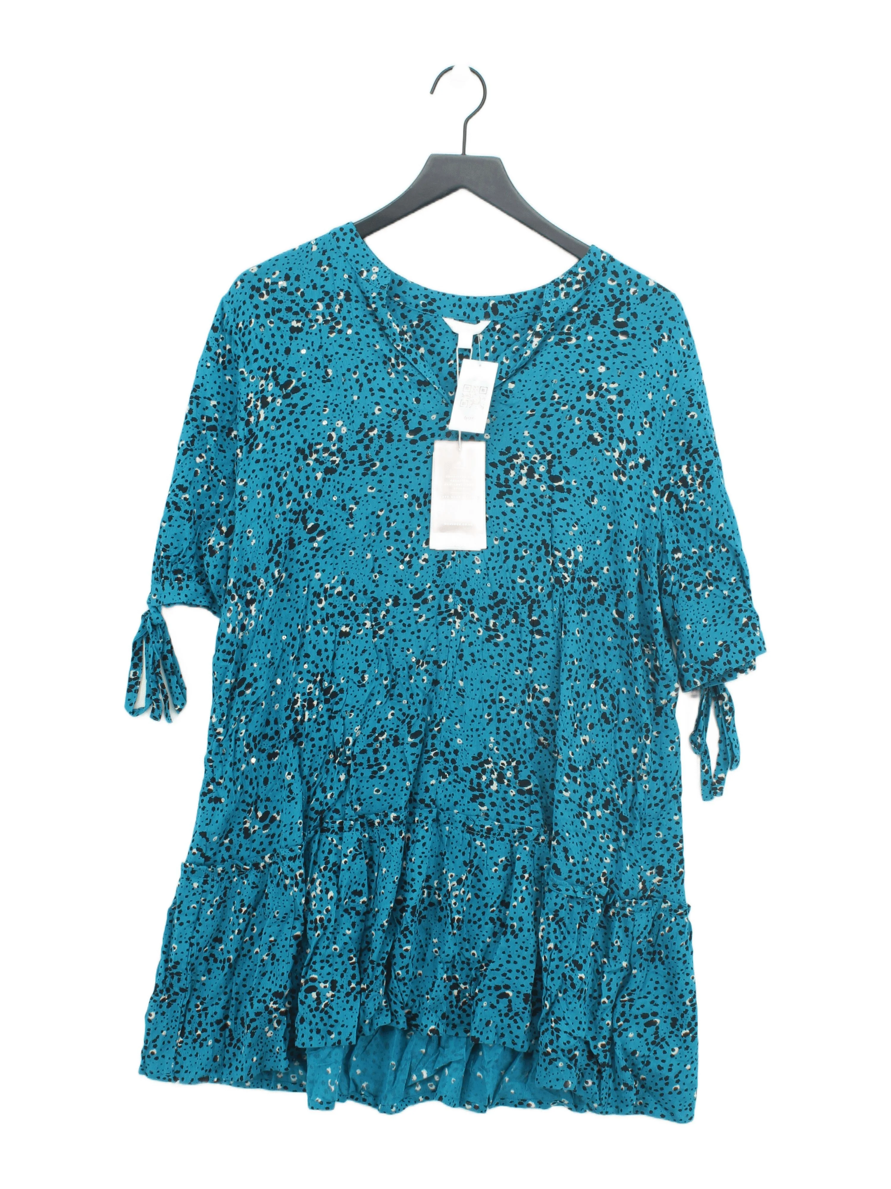 Monsoon T-Shirt Mini Dress UK14 in Blue