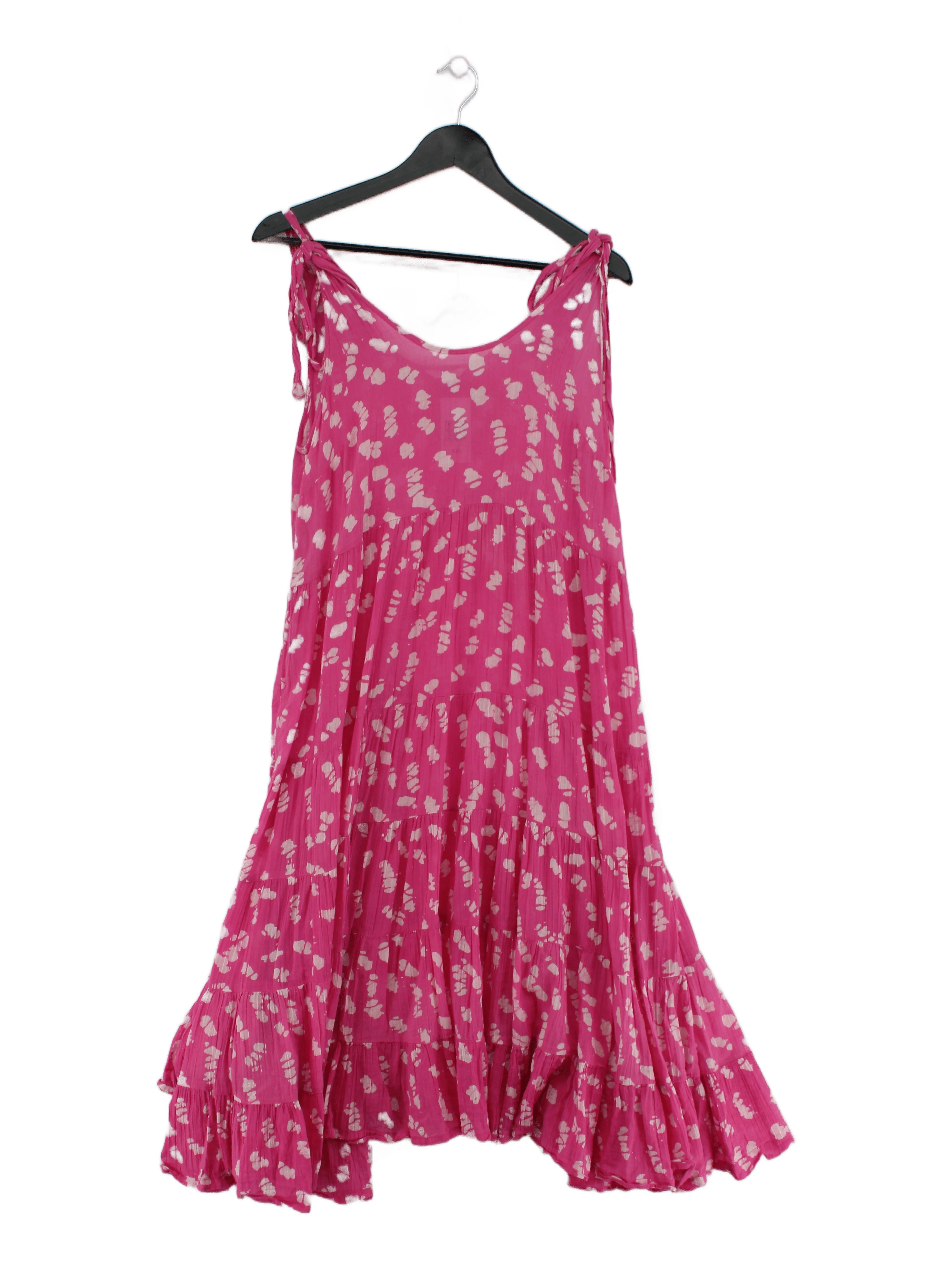 Monsoon Tank Maxi Dress M in Pink