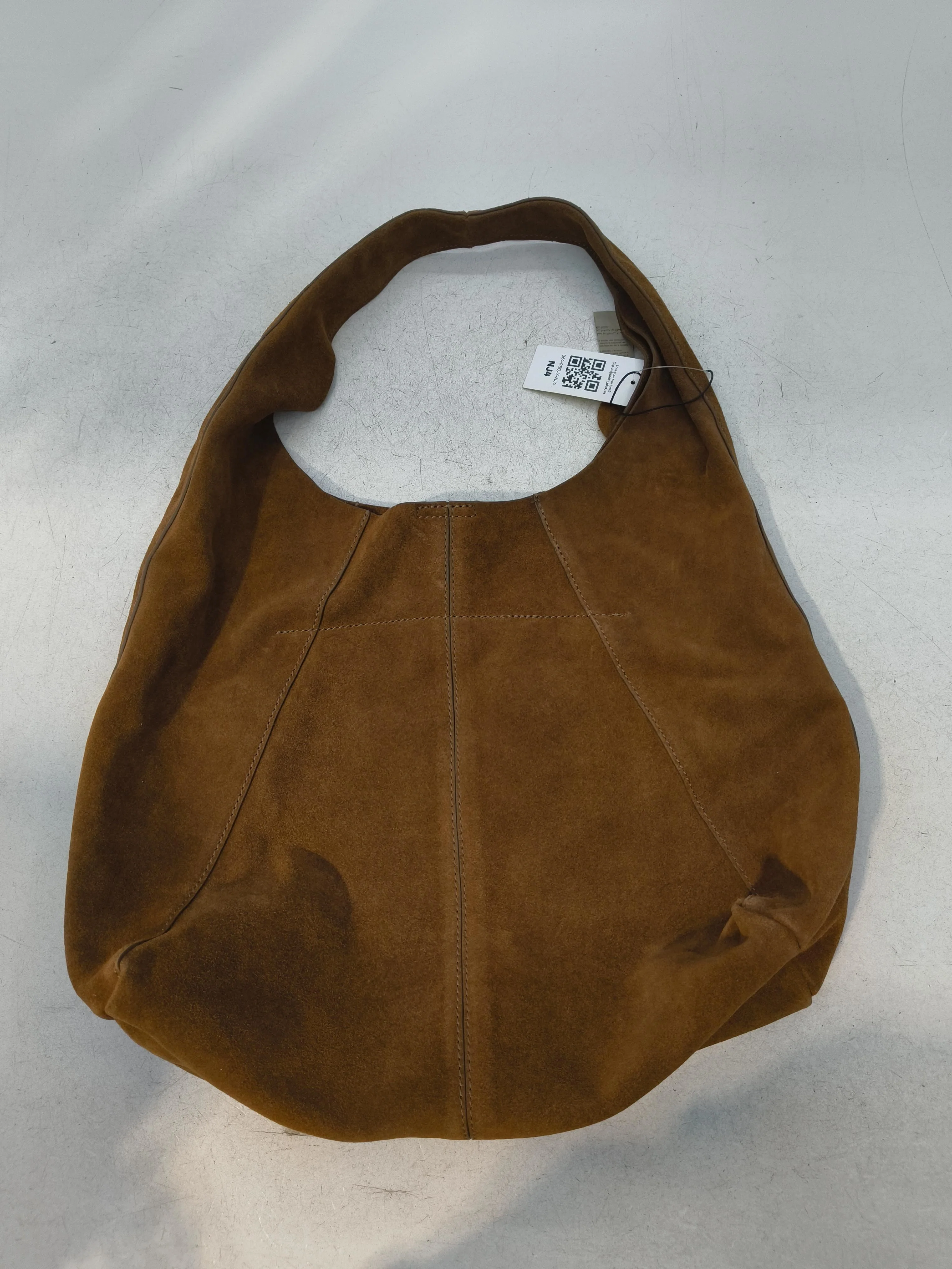 Monsoon Women's Bag Brown Leather with Suede Shoulder Bag - Image 2