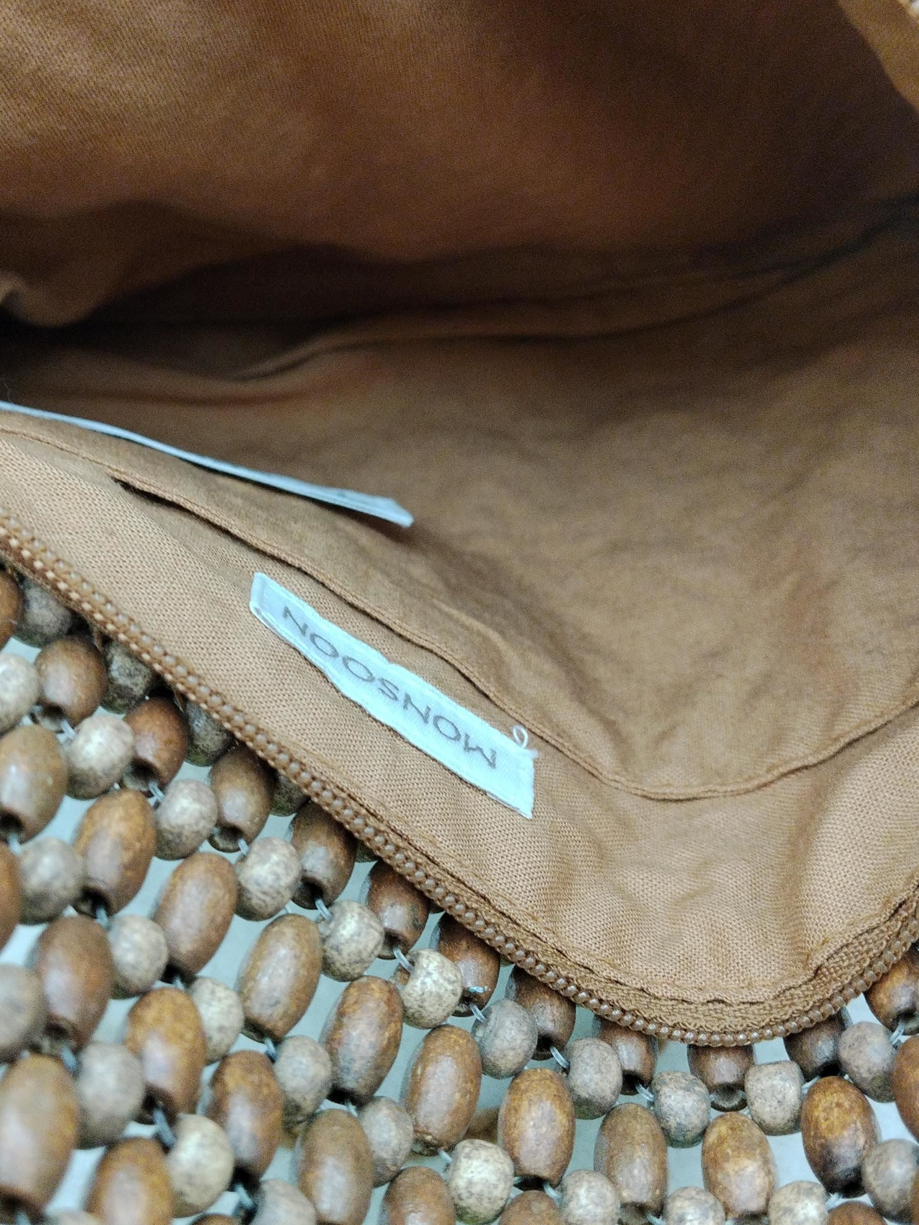 Monsoon Women's Bag Brown Other with Cotton Crossbody - Image 4