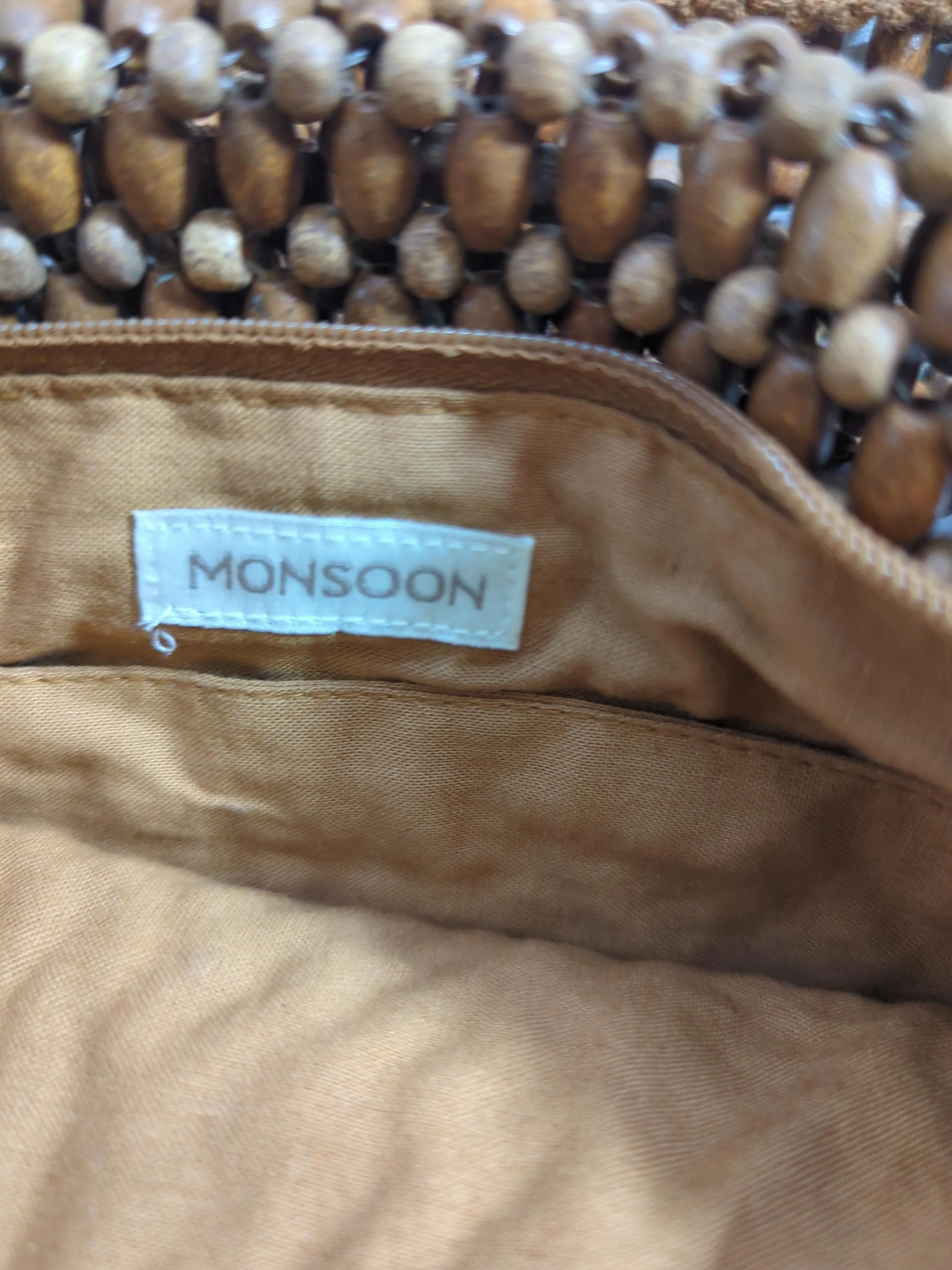Monsoon Women's Bag Brown Other with Cotton Crossbody - Image 6