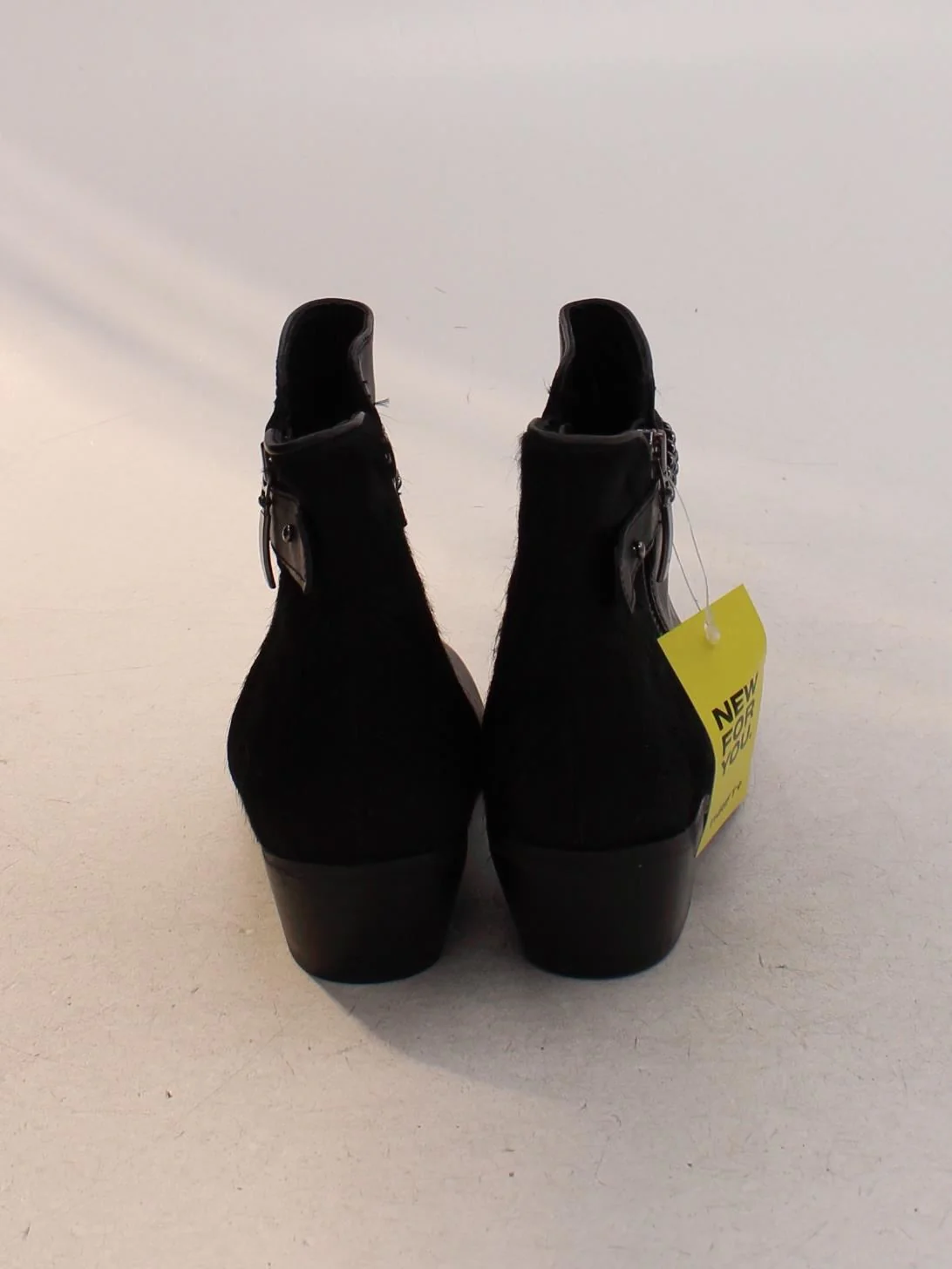 Monsoon Women's Boots UK 6 Black Leather with Suede Combat - Image 3