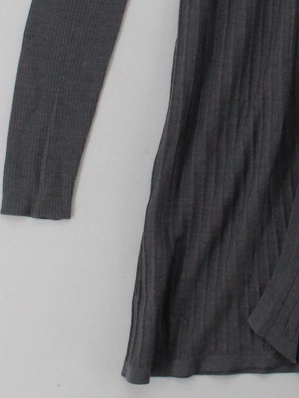 Monsoon Women's Cardigan UK 12 Grey Wool with Acrylic V-Neck Cardigan - Image 4