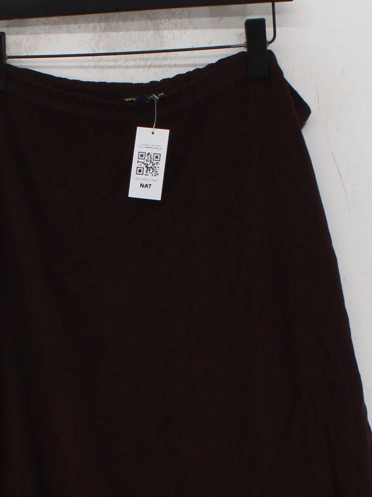 Monsoon Women's Midi Skirt M Brown 100% Cotton Midi A-Line - Image 3