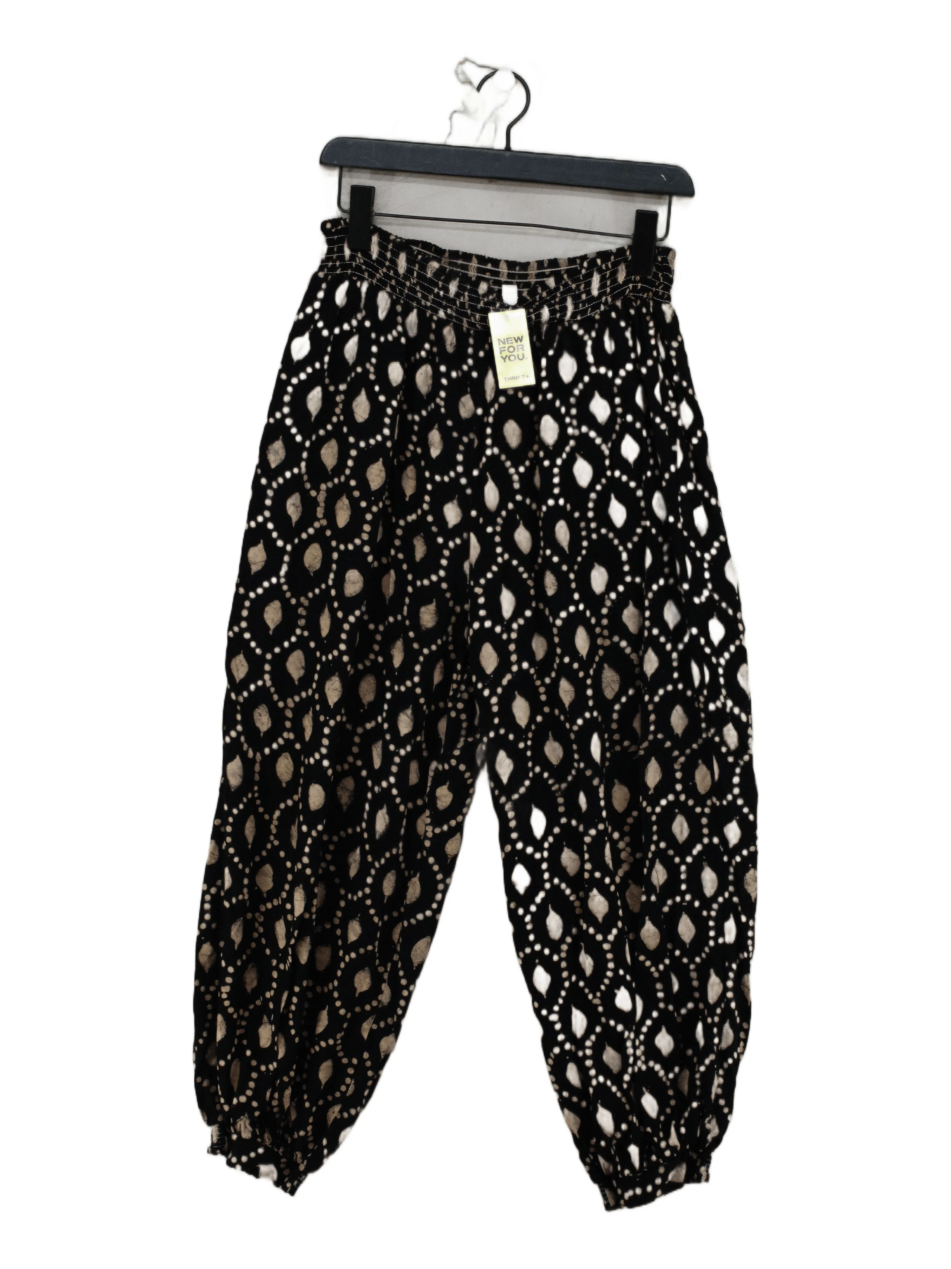 Monsoon Women's Sports Bottoms M Black 100% Viscose Tapered Sweatpants