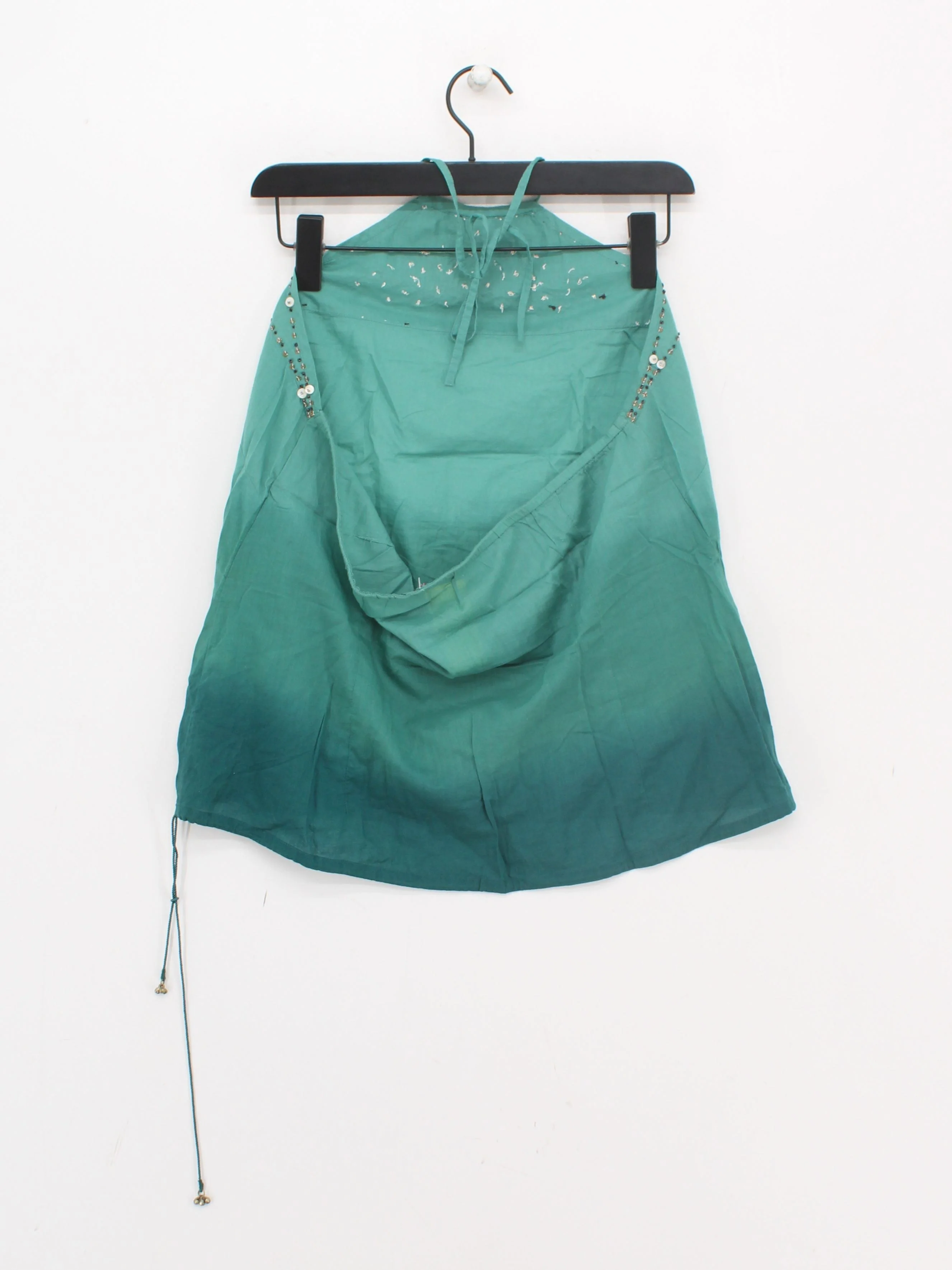 Monsoon Women's Top M Green 100% Cotton Sleeveless Round Neck Basic - Image 2