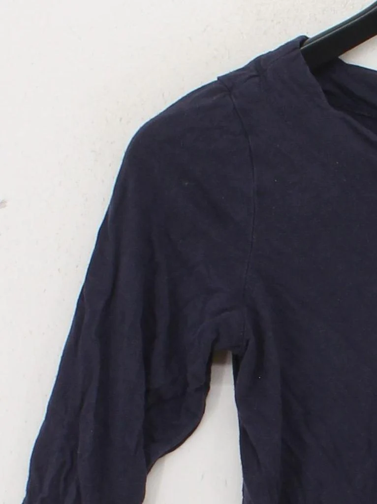 Monsoon Women's Top UK 10 Blue 100% Other 3/4 Sleeve Round Neck Jersey - Image 4