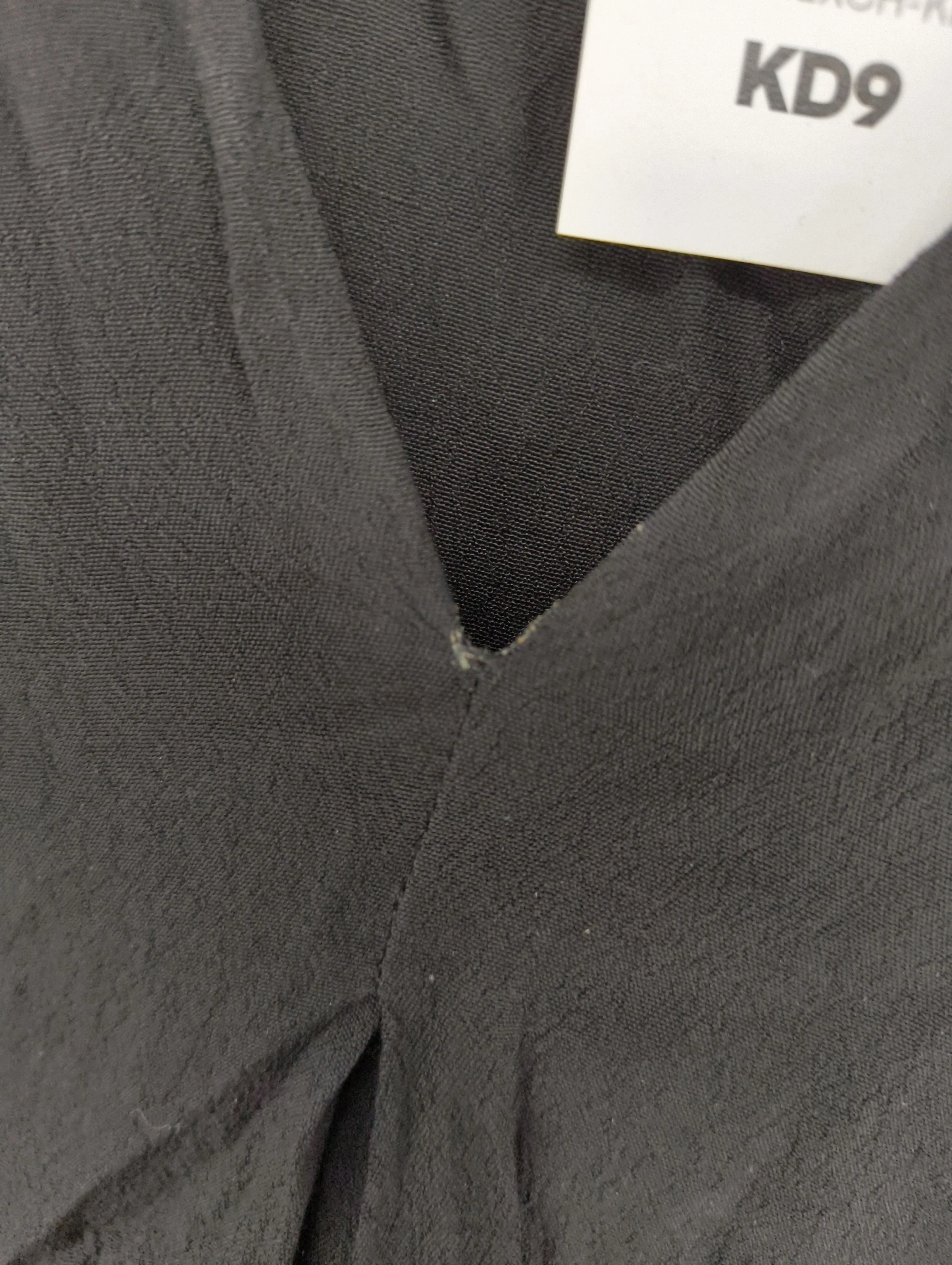 Monsoon Women's Top UK 22 Black 100% Viscose Sleeveless V-Neck Basic - Image 5