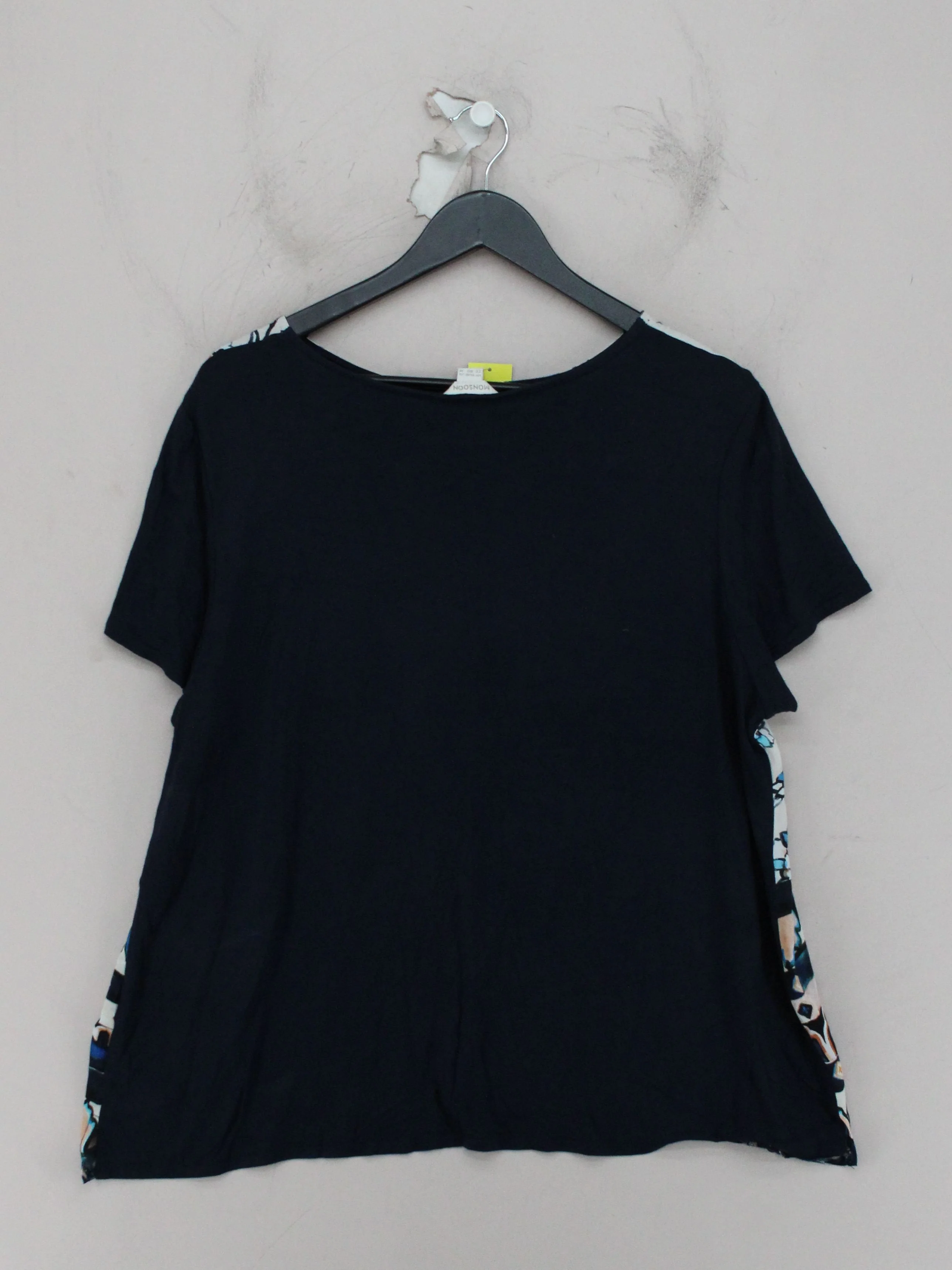 Monsoon Women's Top UK 22 Multi Viscose with Elastane Basic - Image 2