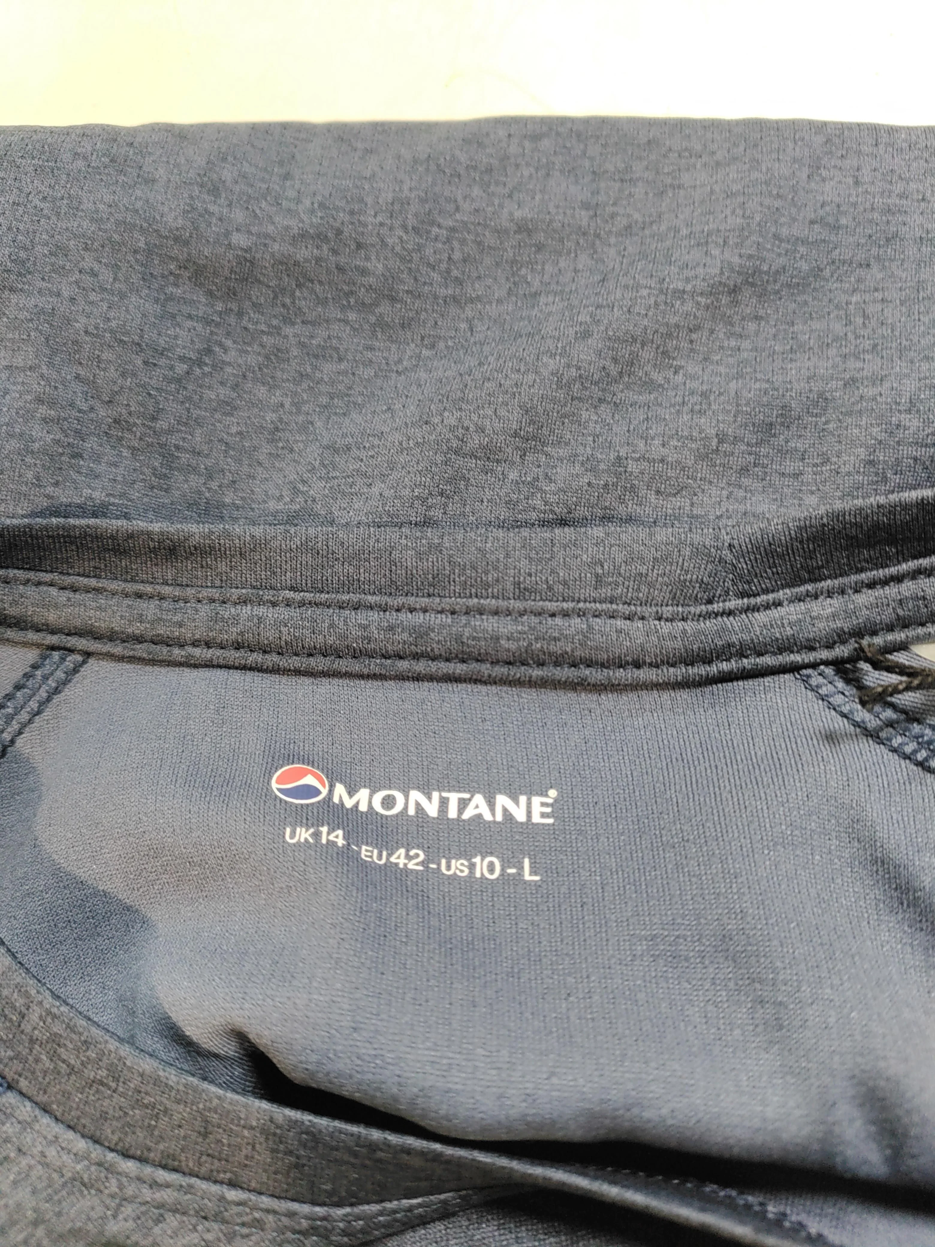 Montane Women's T-Shirt UK 14 Blue 100% Polyester Basic - Image 5