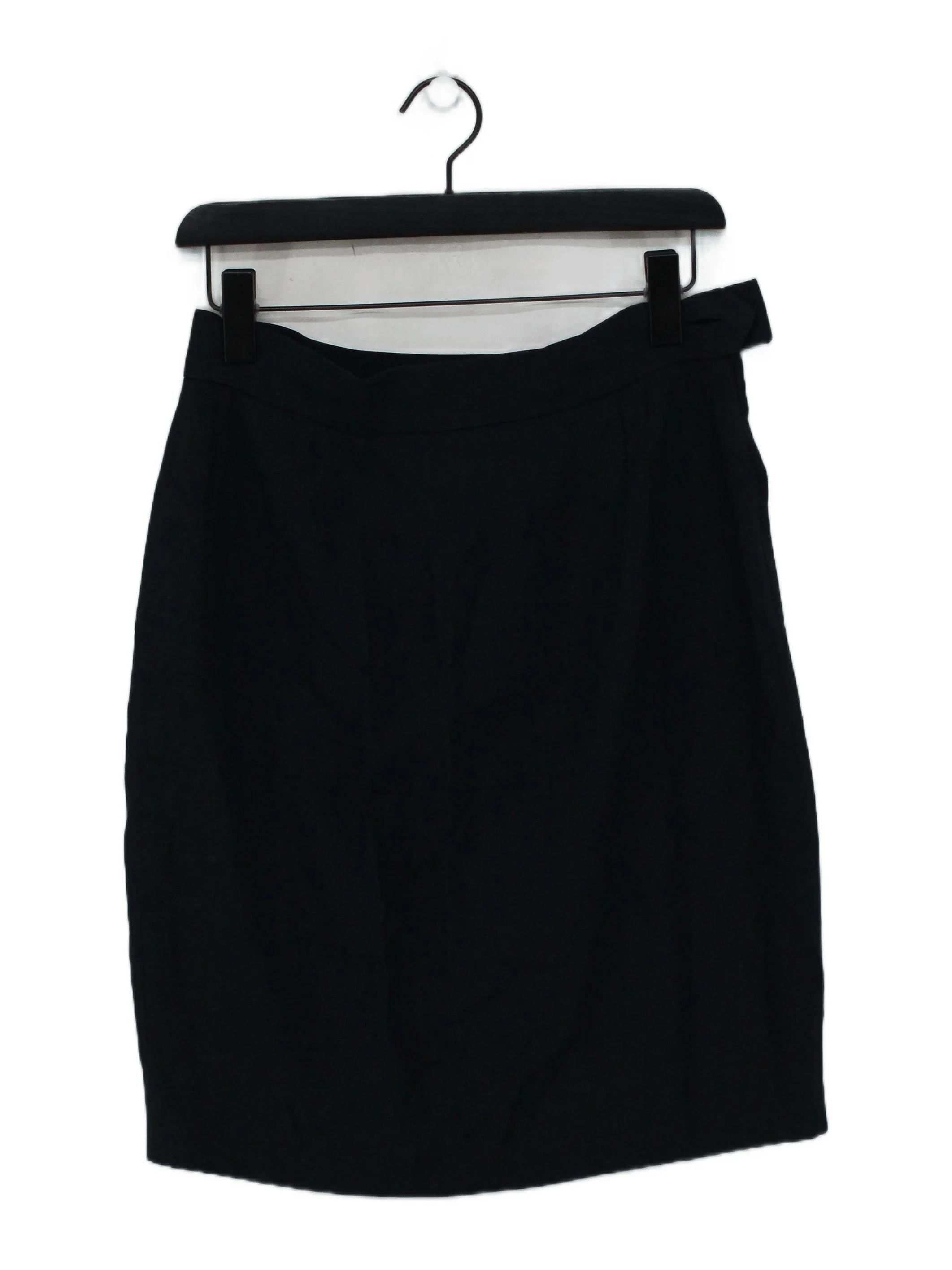 Moschino Women's Midi Skirt L Black 100% Other Midi Straight & Pencil
