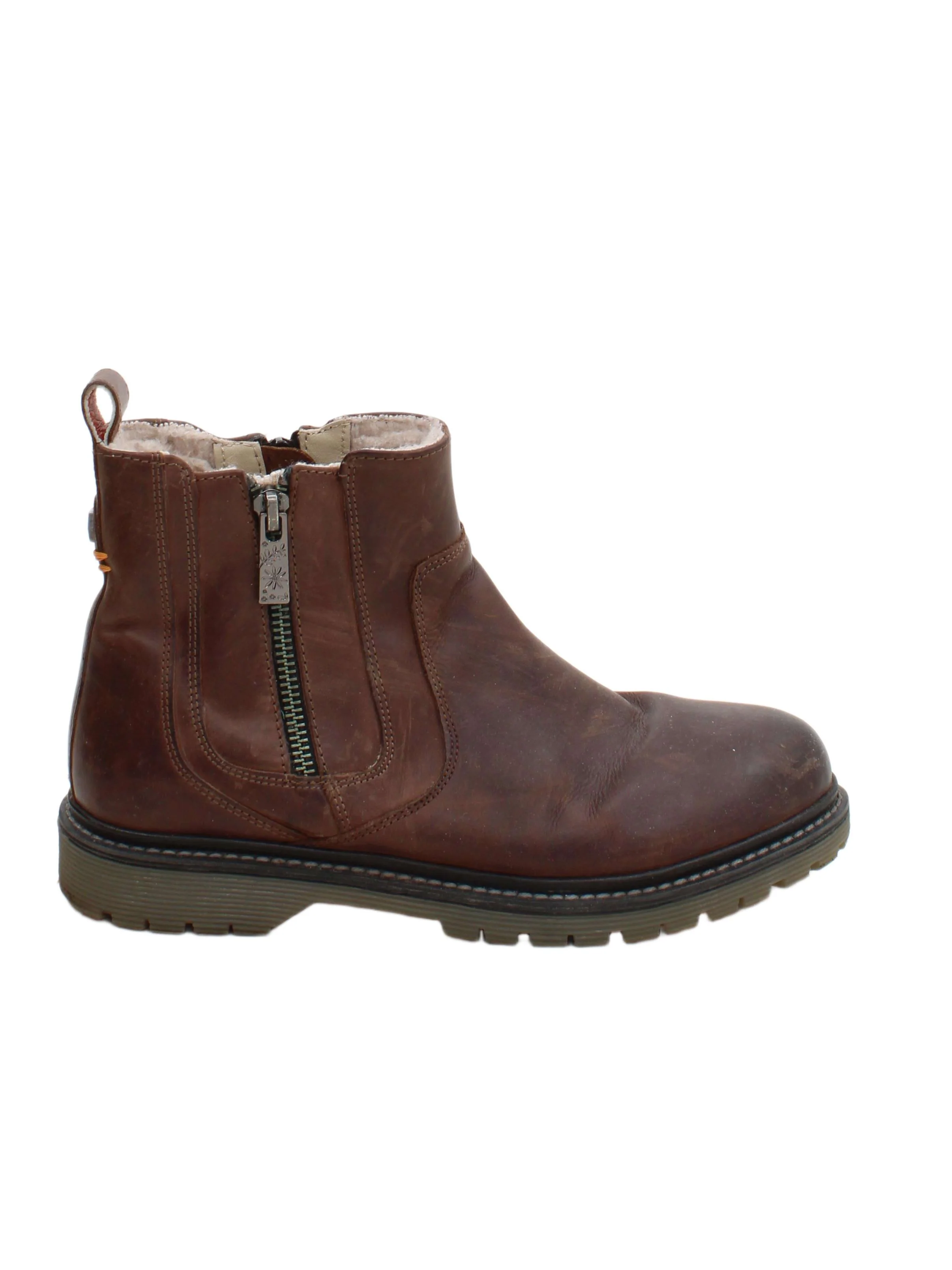 Moshulu Men's Boots UK 5 Brown 100% Leather Chelsea