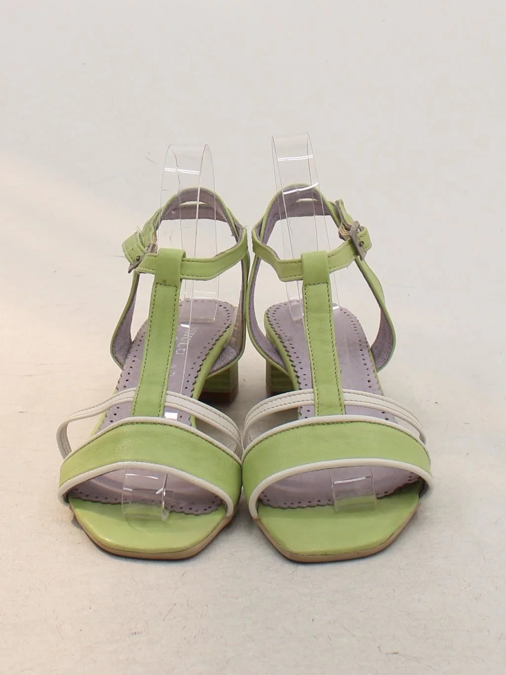 Moshulu Women's Sandals UK 5 Green 100% Leather Strappy - Image 2